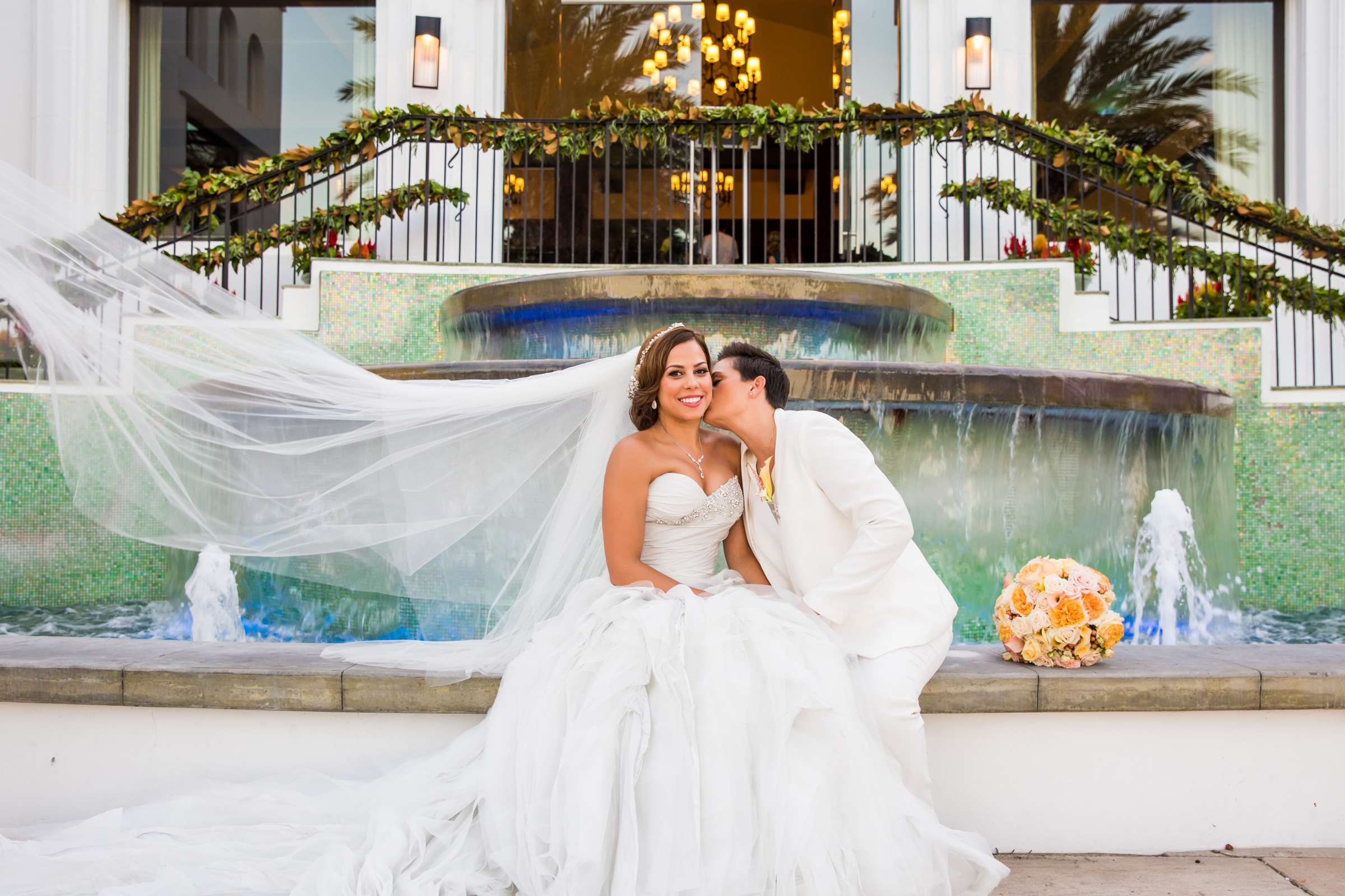 Omni La Costa Resort & Spa Wedding coordinated by Nahid Global Events, Natasha and Kate Wedding Photo #257345 by True Photography