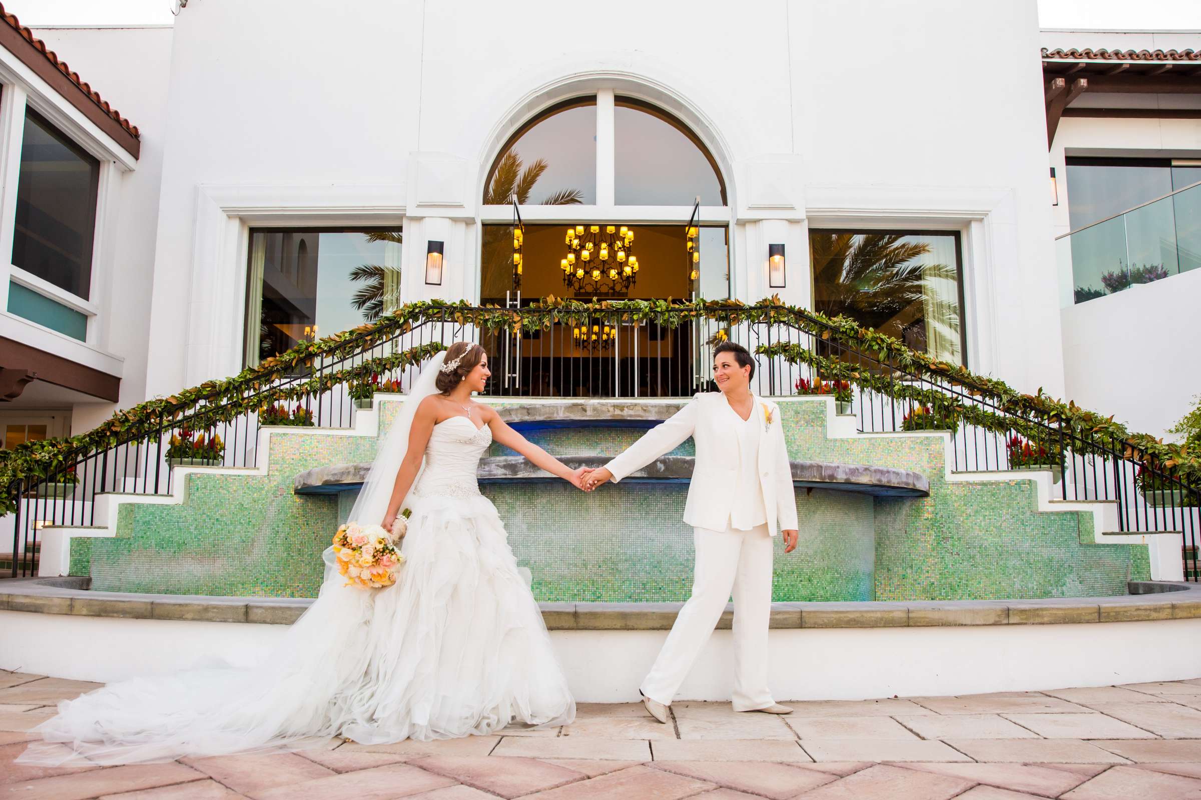 Omni La Costa Resort & Spa Wedding coordinated by Nahid Global Events, Natasha and Kate Wedding Photo #257350 by True Photography