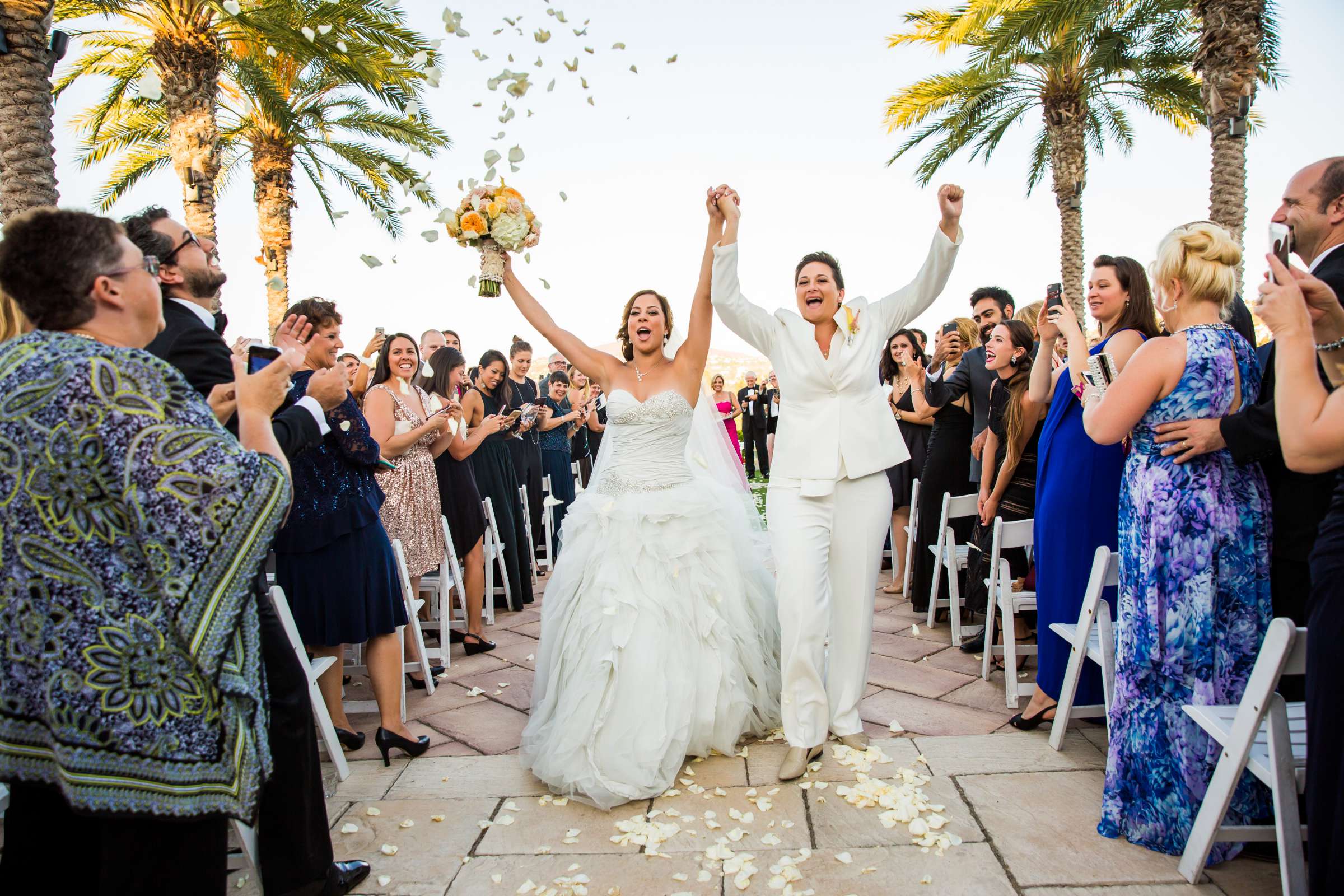Omni La Costa Resort & Spa Wedding coordinated by Nahid Global Events, Natasha and Kate Wedding Photo #257394 by True Photography