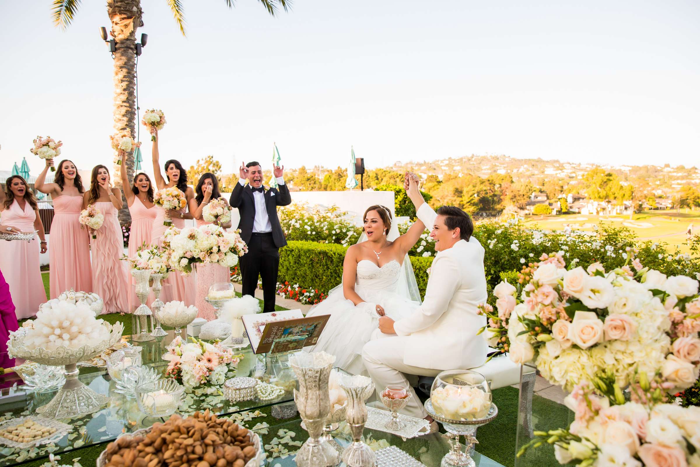 Omni La Costa Resort & Spa Wedding coordinated by Nahid Global Events, Natasha and Kate Wedding Photo #257447 by True Photography
