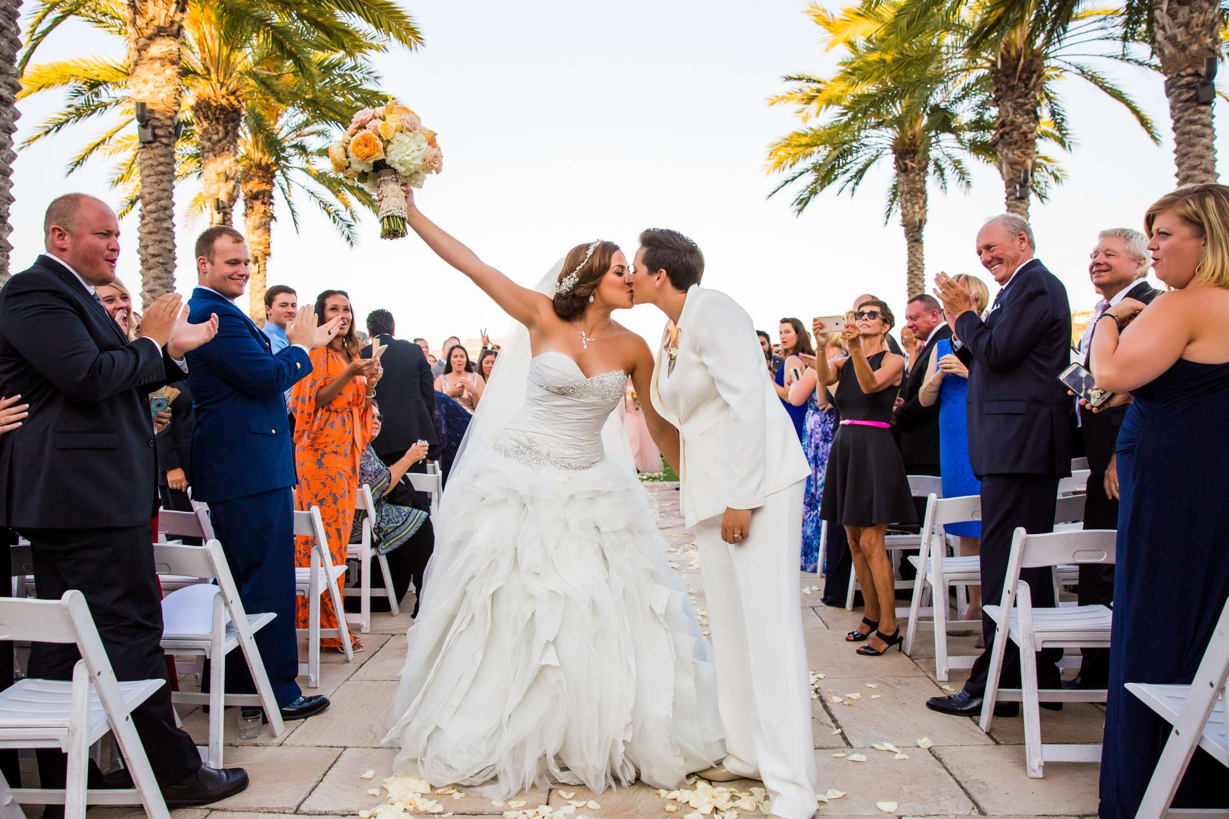 Omni La Costa Resort & Spa Wedding coordinated by Nahid Global Events, Natasha and Kate Wedding Photo #257449 by True Photography