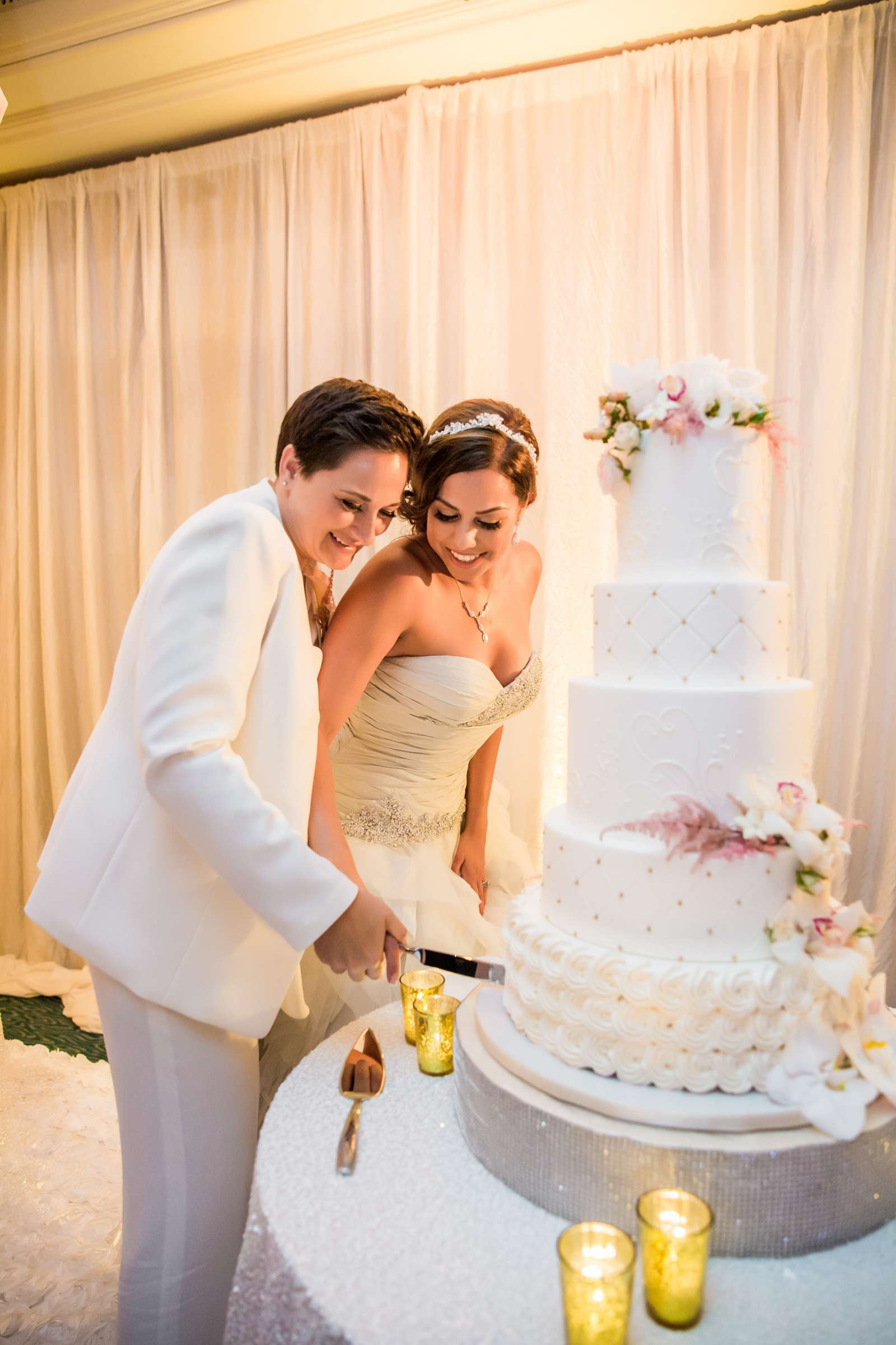 Omni La Costa Resort & Spa Wedding coordinated by Nahid Global Events, Natasha and Kate Wedding Photo #257471 by True Photography
