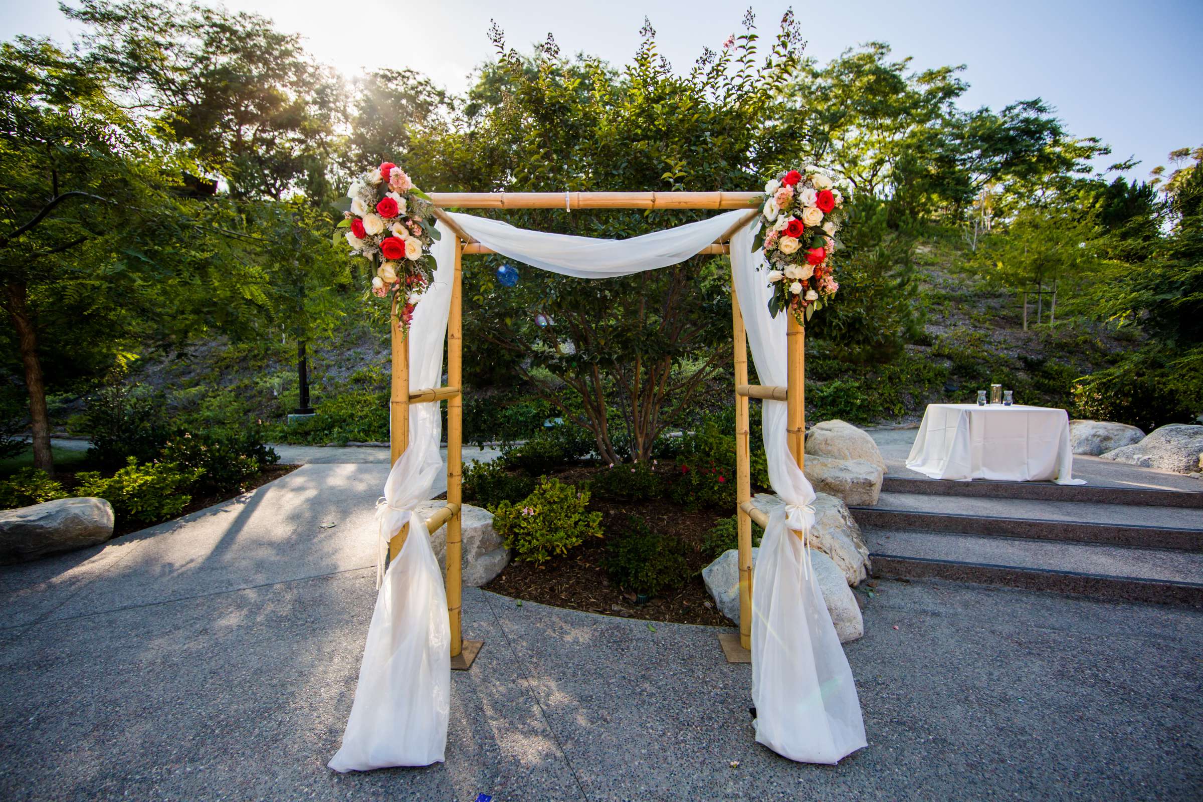 Japanese Friendship Garden Wedding coordinated by At Your Side Planning, Stephanie and Daniel Wedding Photo #259570 by True Photography