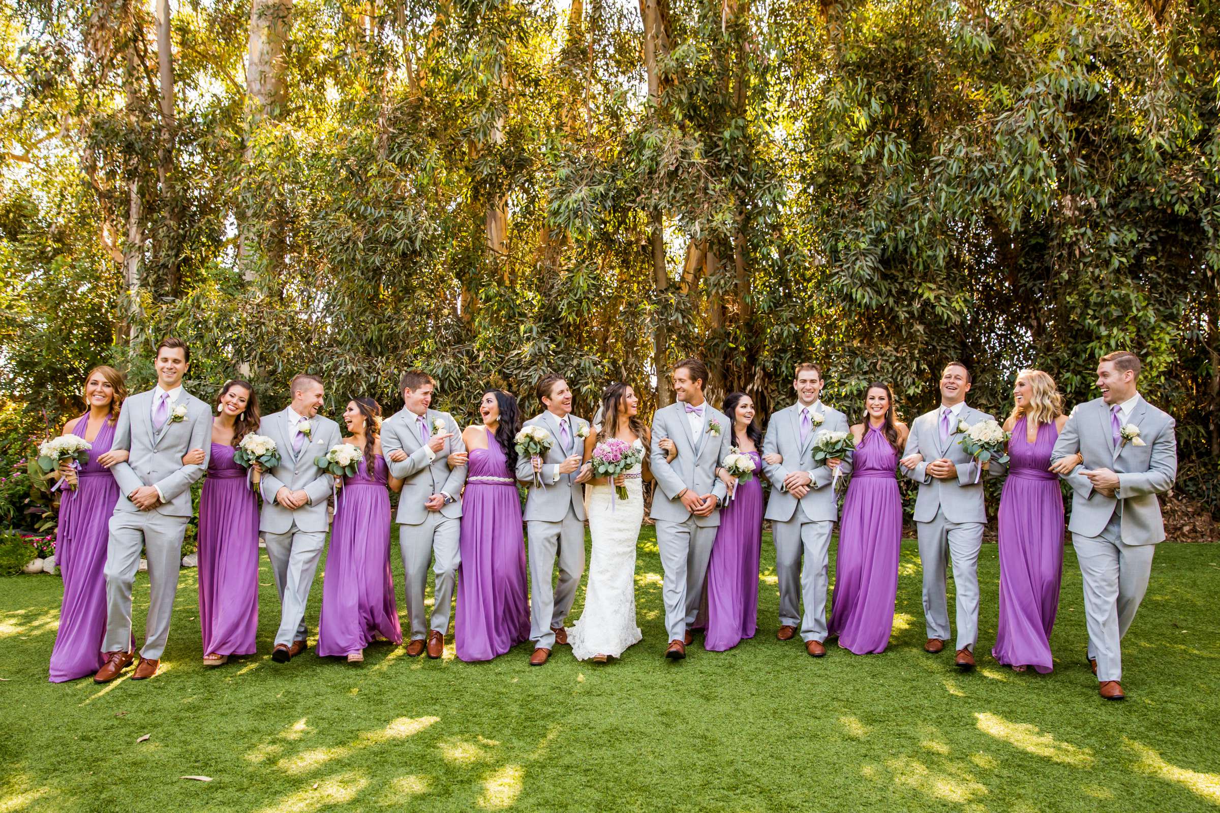 Purple colors at Twin Oaks House & Gardens Wedding Estate Wedding coordinated by Twin Oaks House & Gardens Wedding Estate, Brittany and Joseph Wedding Photo #8 by True Photography