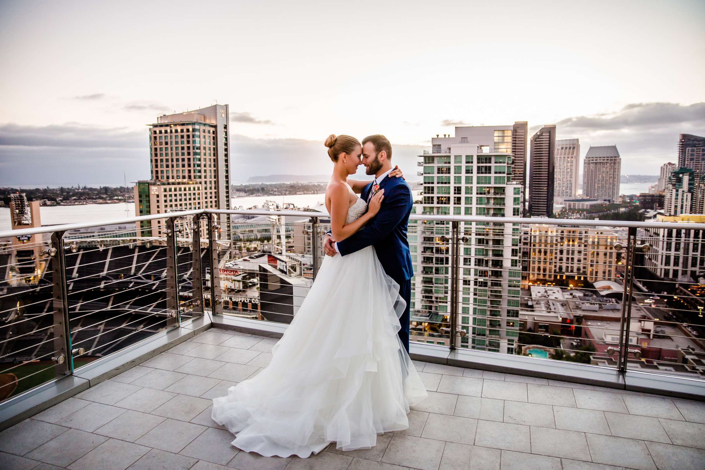 Urban Downtown, Romantic moment at The Ultimate Skybox Wedding, Sophie and Tomas Wedding Photo #262756 by True Photography