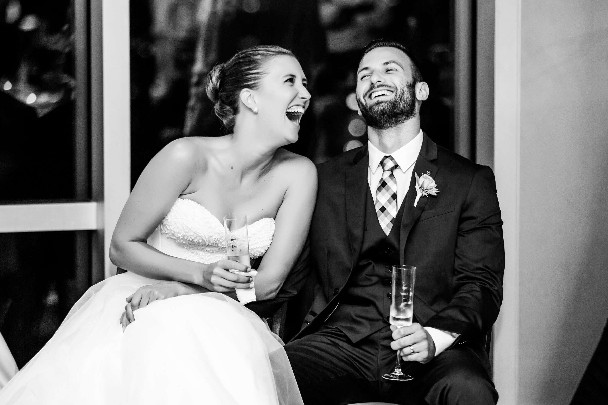 Emotional moment, Black and White photo, Candid moment at The Ultimate Skybox Wedding, Sophie and Tomas Wedding Photo #262848 by True Photography
