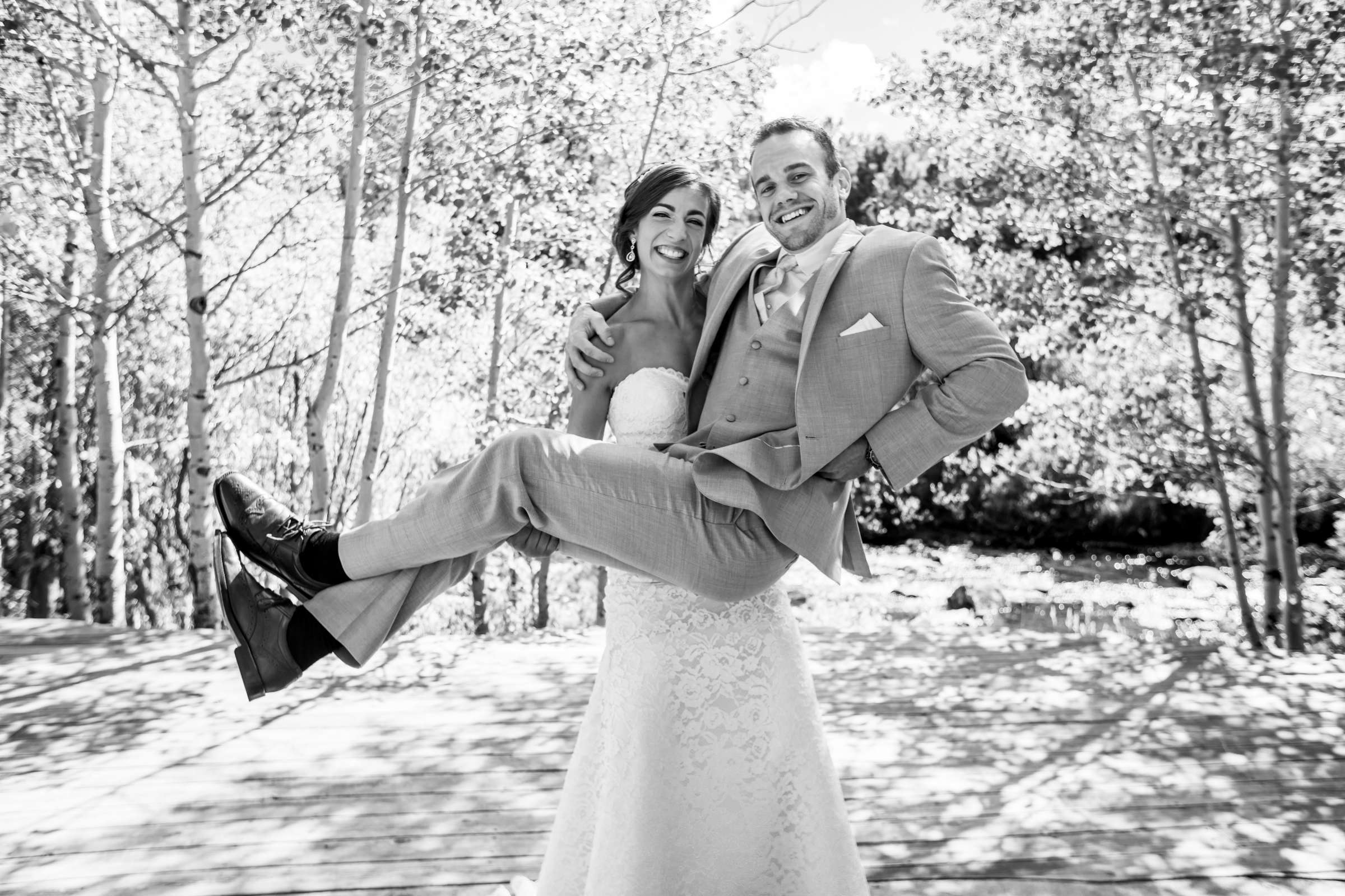 Funny moment at Wild Basin Lodge Wedding, Mary-Ashtin and Brian Wedding Photo #262852 by True Photography