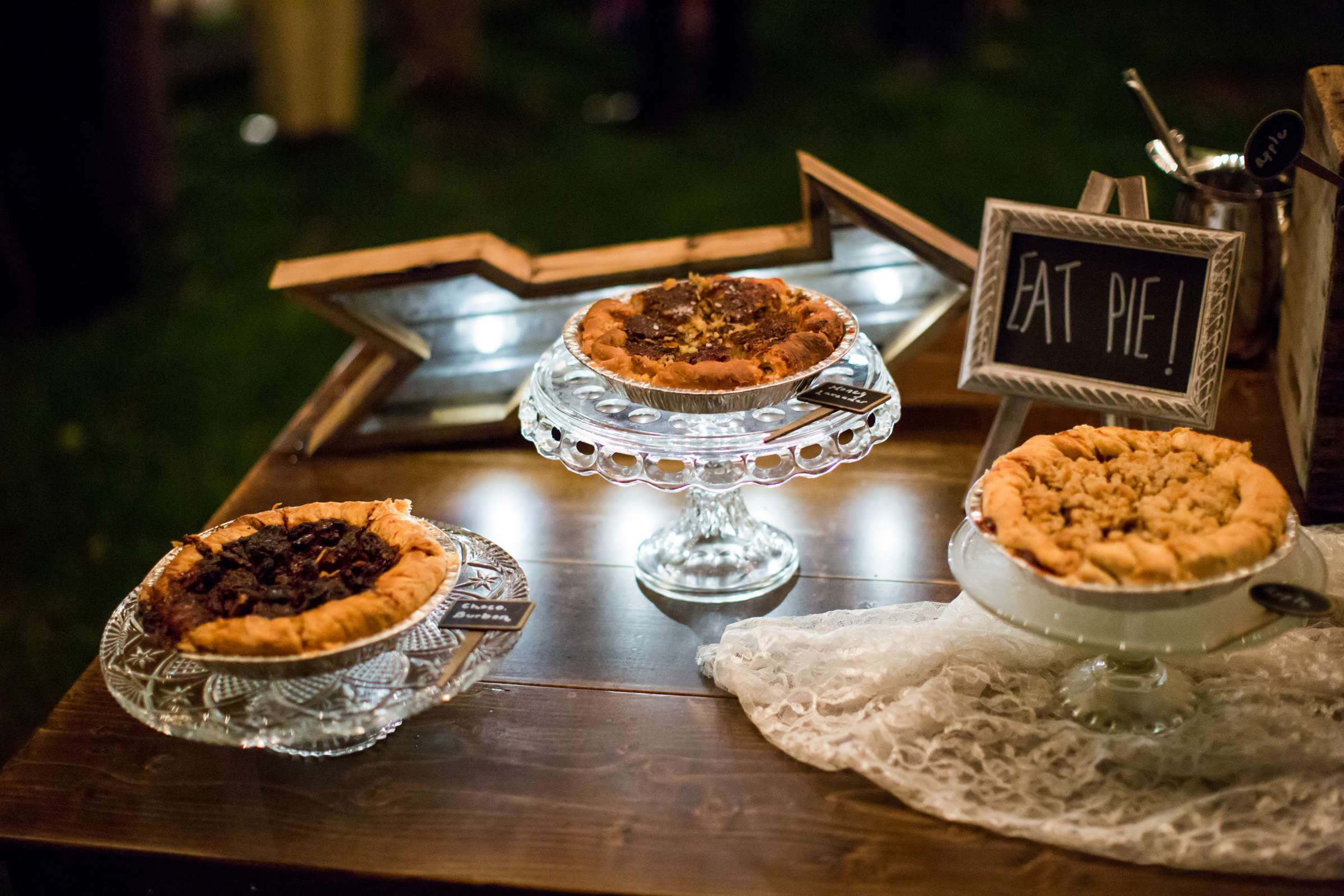 Dessert Table at The Lyons Farmette Wedding coordinated by The Lyons Farmette, Lauren and Sean Wedding Photo #263428 by True Photography