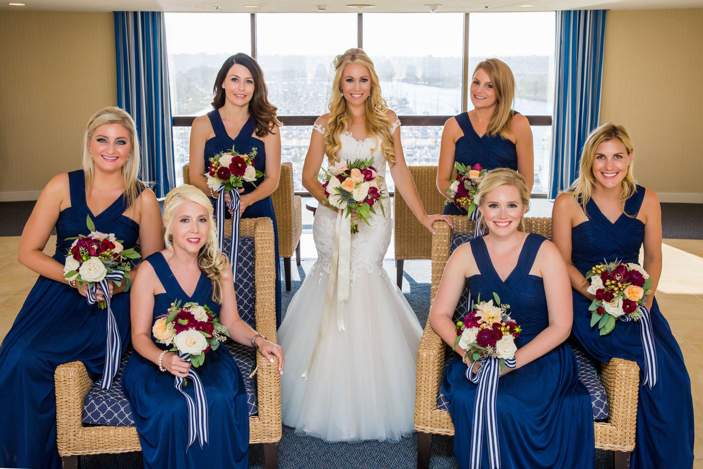 Blue colors, Bridesmaids at Tom Ham's Lighthouse Wedding, Kimberly and Joshua Wedding Photo #263793 by True Photography