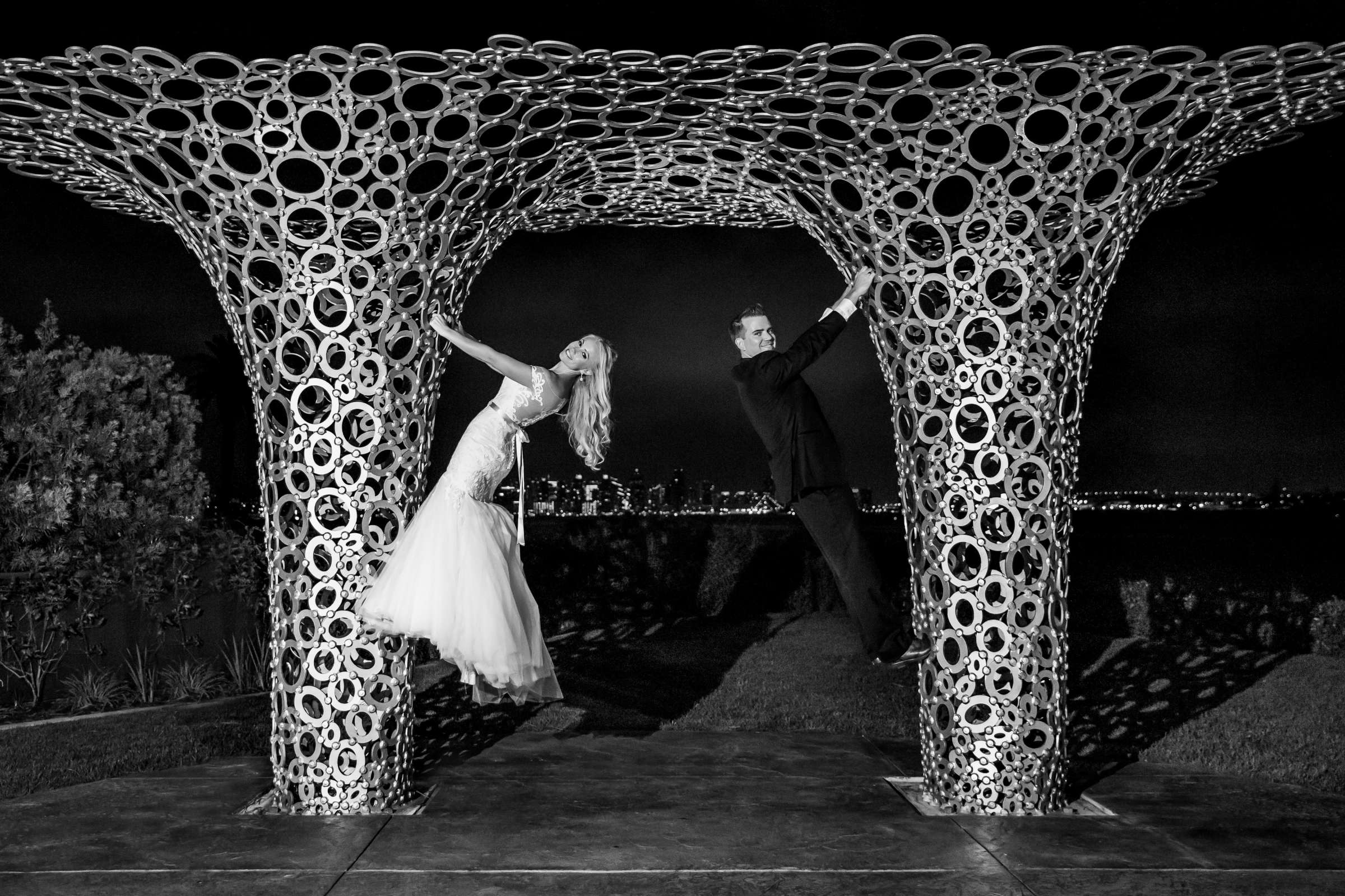 Black and White photo at Tom Ham's Lighthouse Wedding, Kimberly and Joshua Wedding Photo #264063 by True Photography