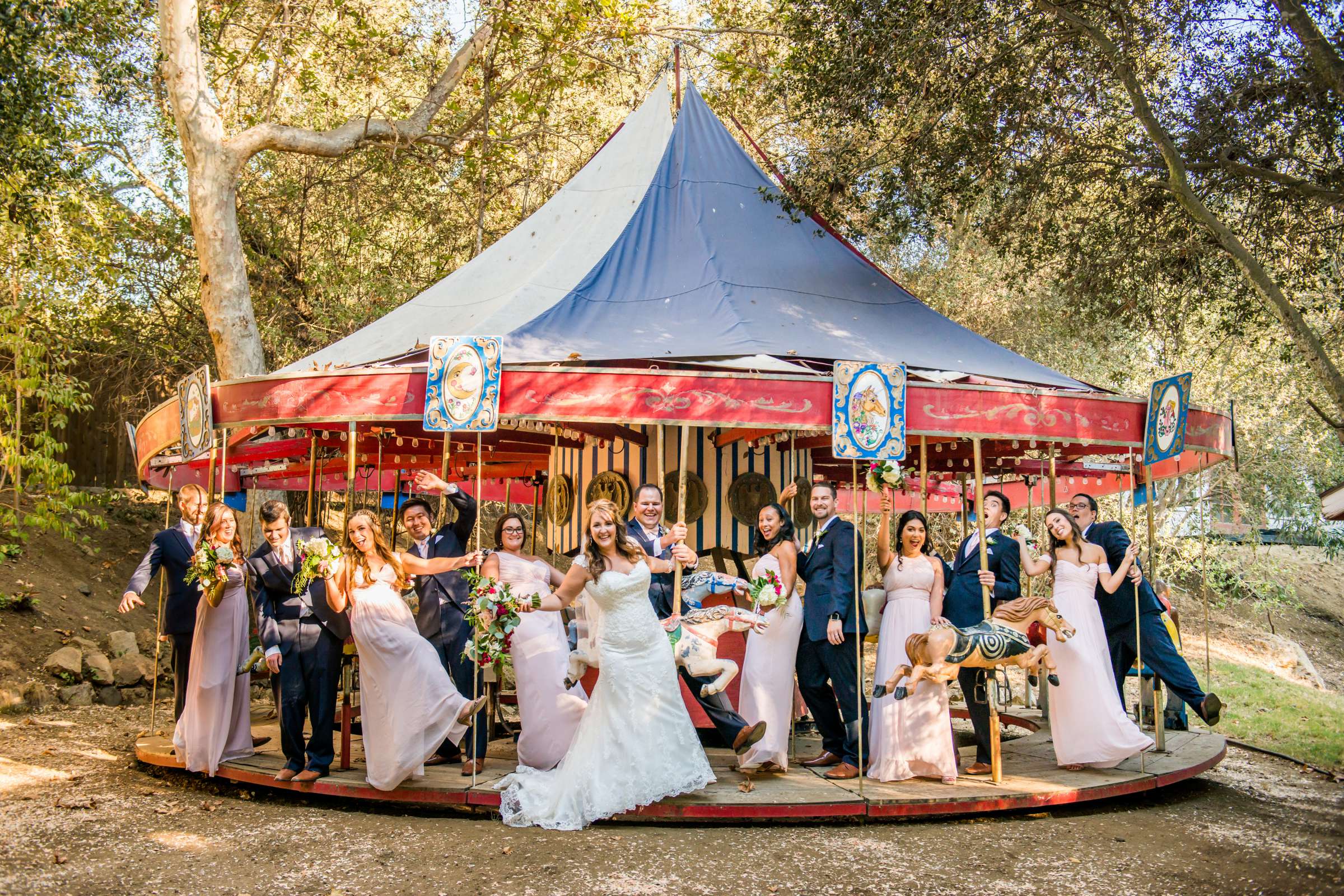 Bridal Party at Calamigos Ranch Wedding, Stephanie and Chris Wedding Photo #83 by True Photography