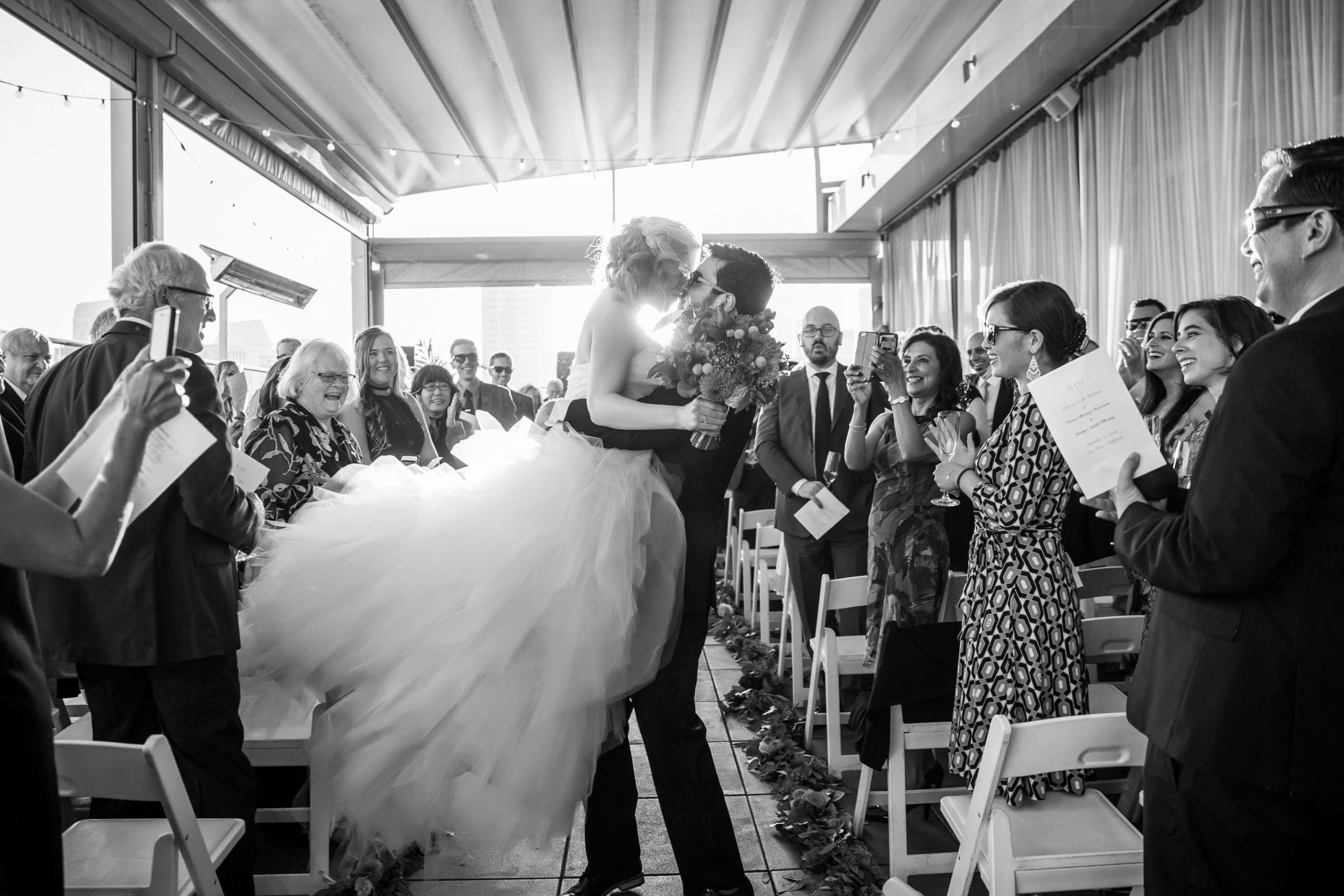 Ceremony at Andaz San Diego Wedding, Owen Brenna and George Wedding Photo #6 by True Photography