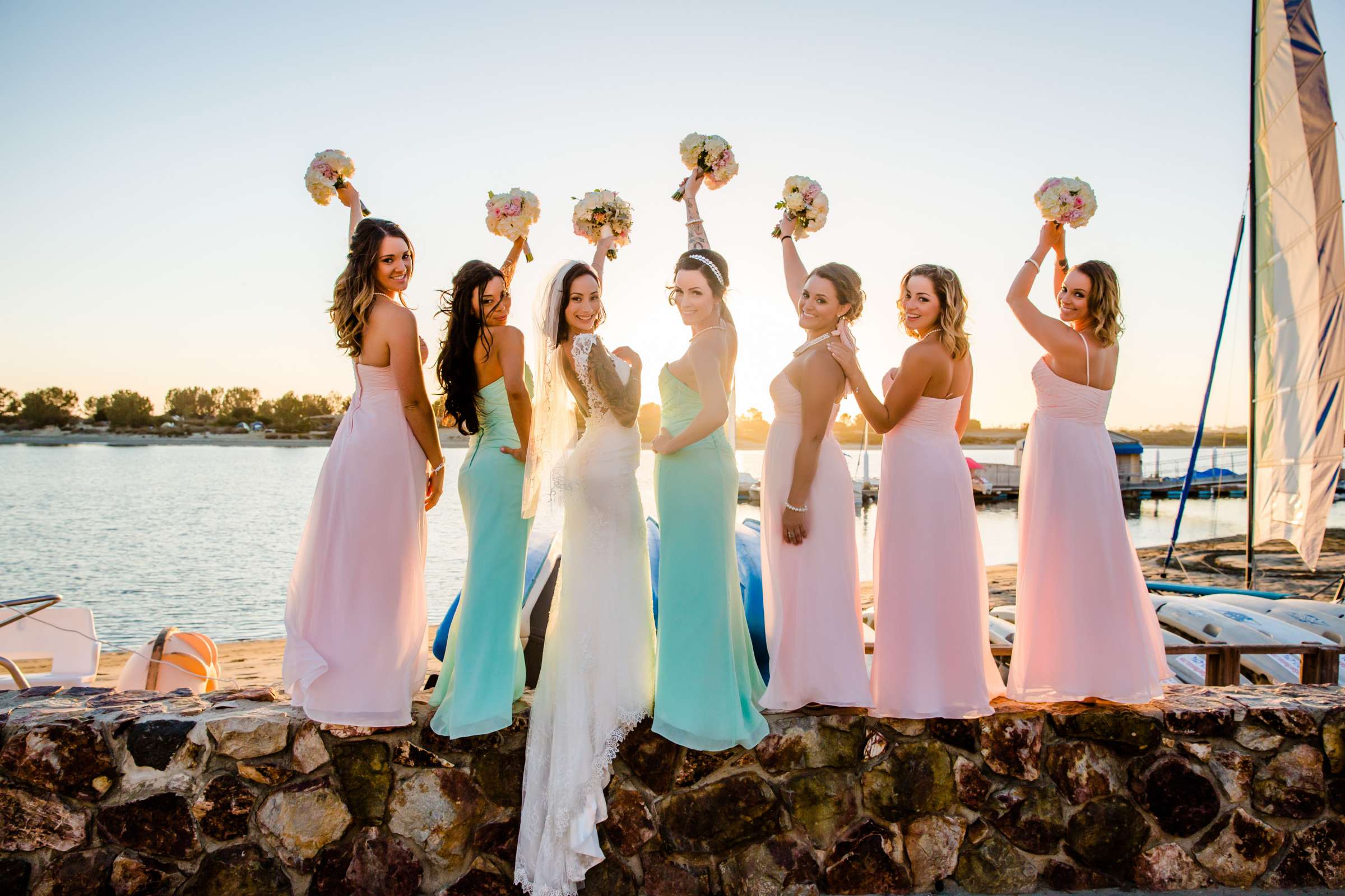 San Diego Mission Bay Resort Wedding coordinated by Elements of Style, Danielle and Jared Wedding Photo #266252 by True Photography