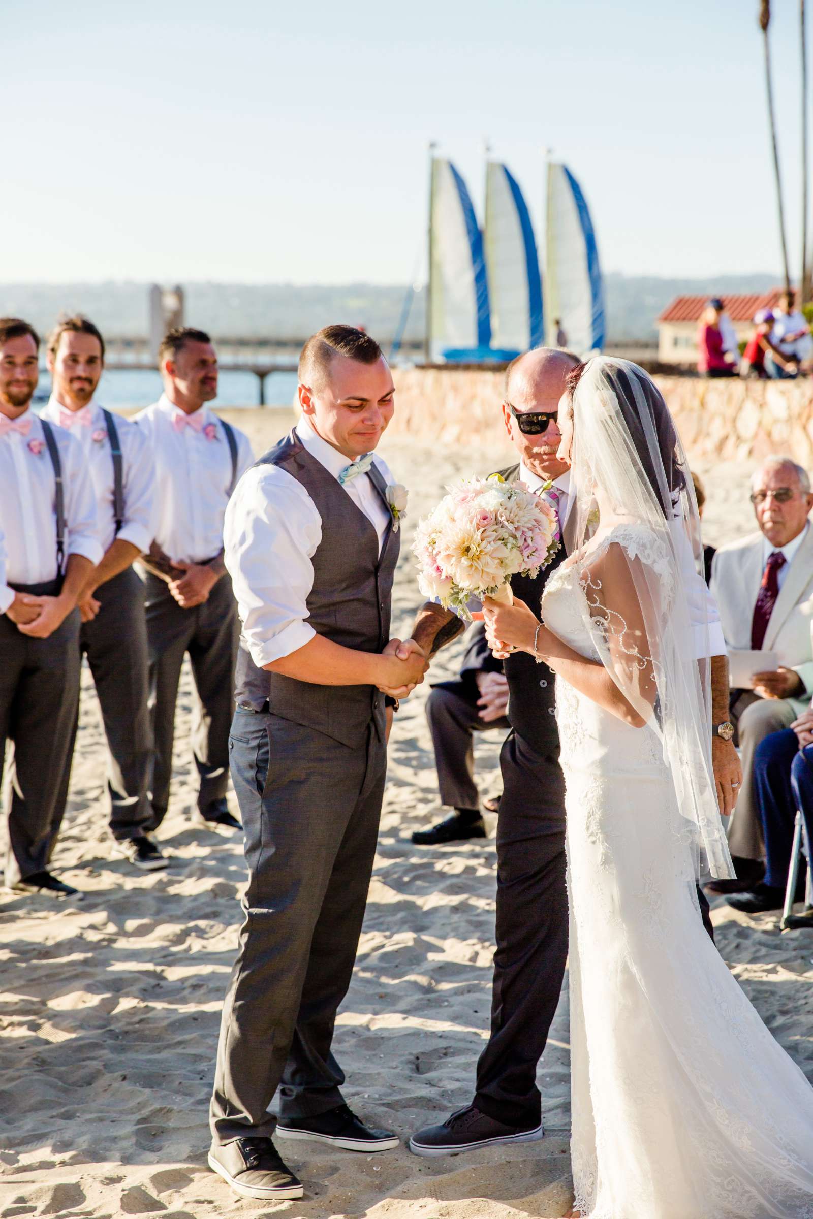 San Diego Mission Bay Resort Wedding coordinated by Elements of Style, Danielle and Jared Wedding Photo #266281 by True Photography