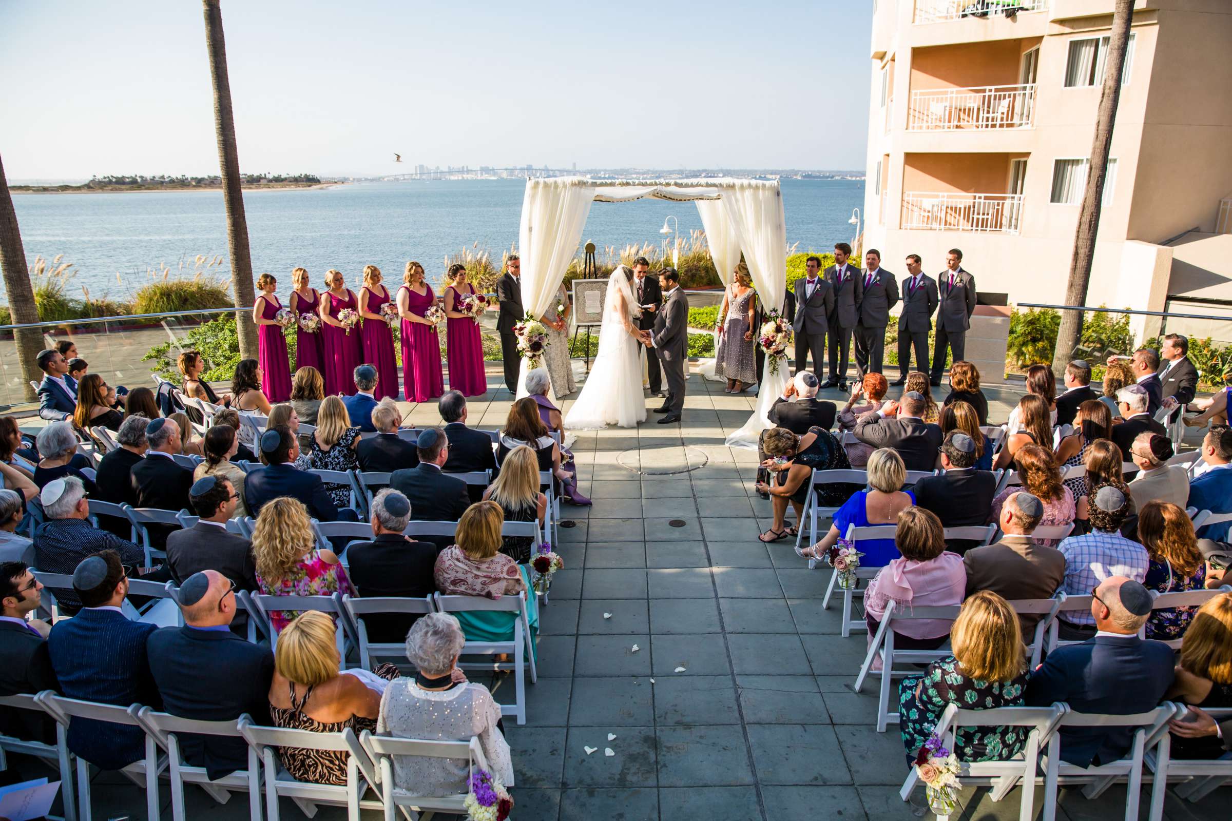 Loews Coronado Bay Resort Wedding coordinated by Thumbprint Weddings & Events, Lee and Daniel Wedding Photo #59 by True Photography