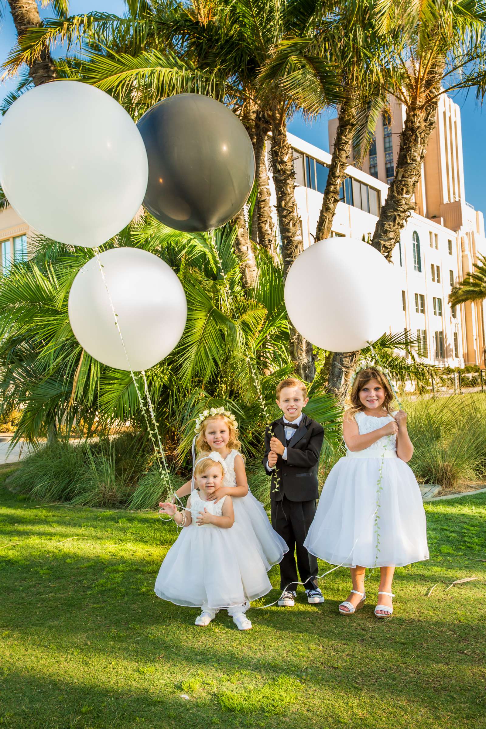 Flower Girl, Ring Bearer, Kids at Waterfront Park Wedding coordinated by Socal Soiree, Jennell and Terry Wedding Photo #10 by True Photography