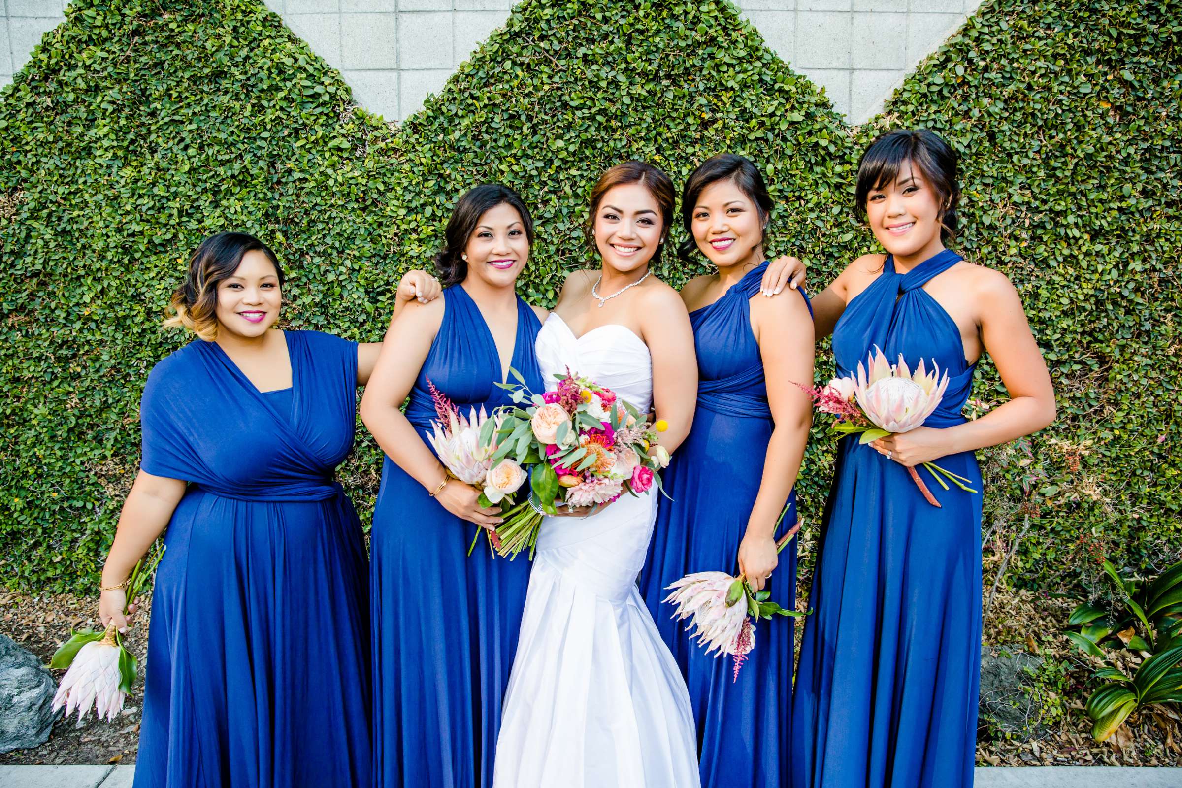Marriott Marquis San Diego Marina Wedding coordinated by Seven Stems Floral Design & Events, Aileen and Jerry Wedding Photo #273884 by True Photography