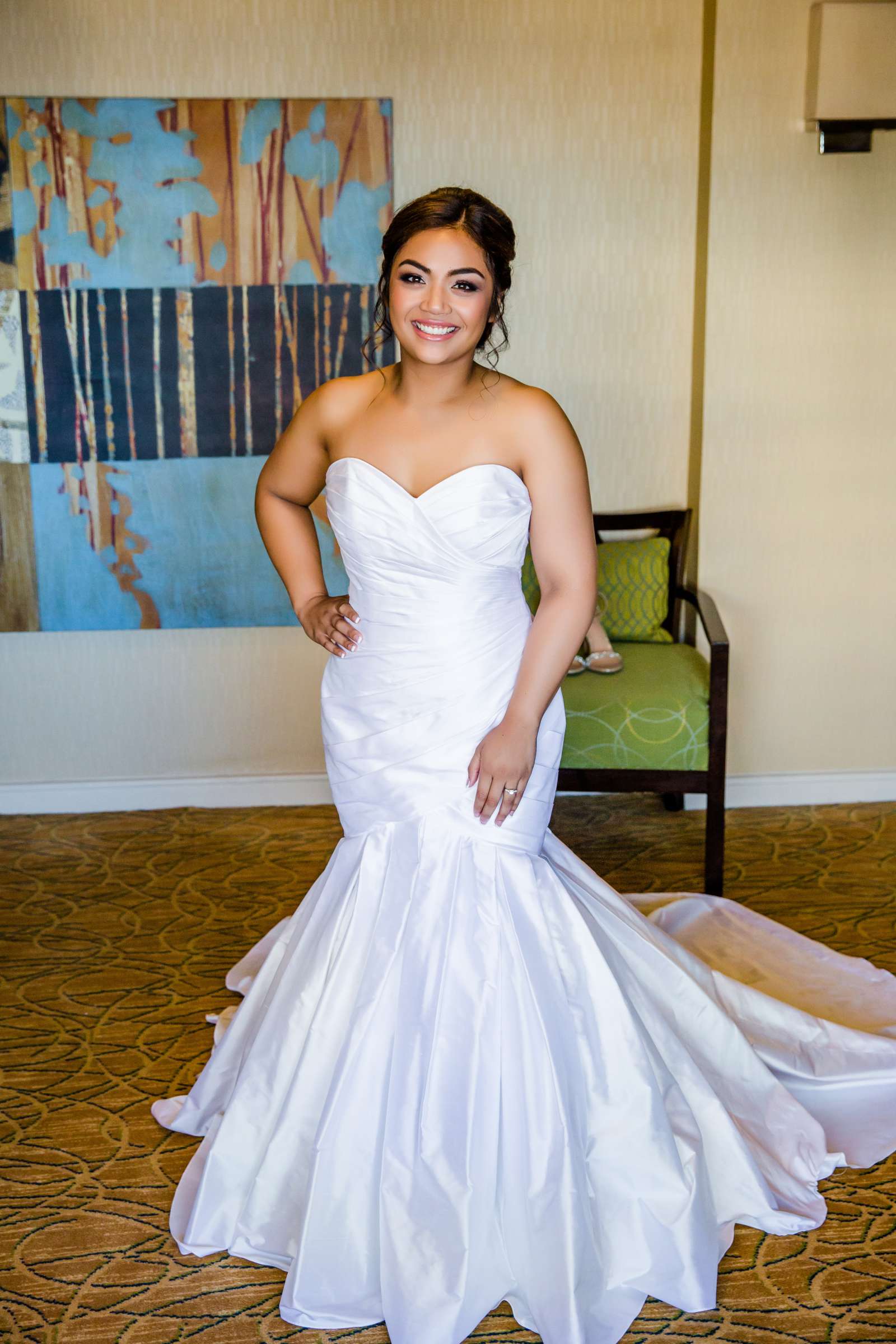 Marriott Marquis San Diego Marina Wedding coordinated by Seven Stems Floral Design & Events, Aileen and Jerry Wedding Photo #273902 by True Photography