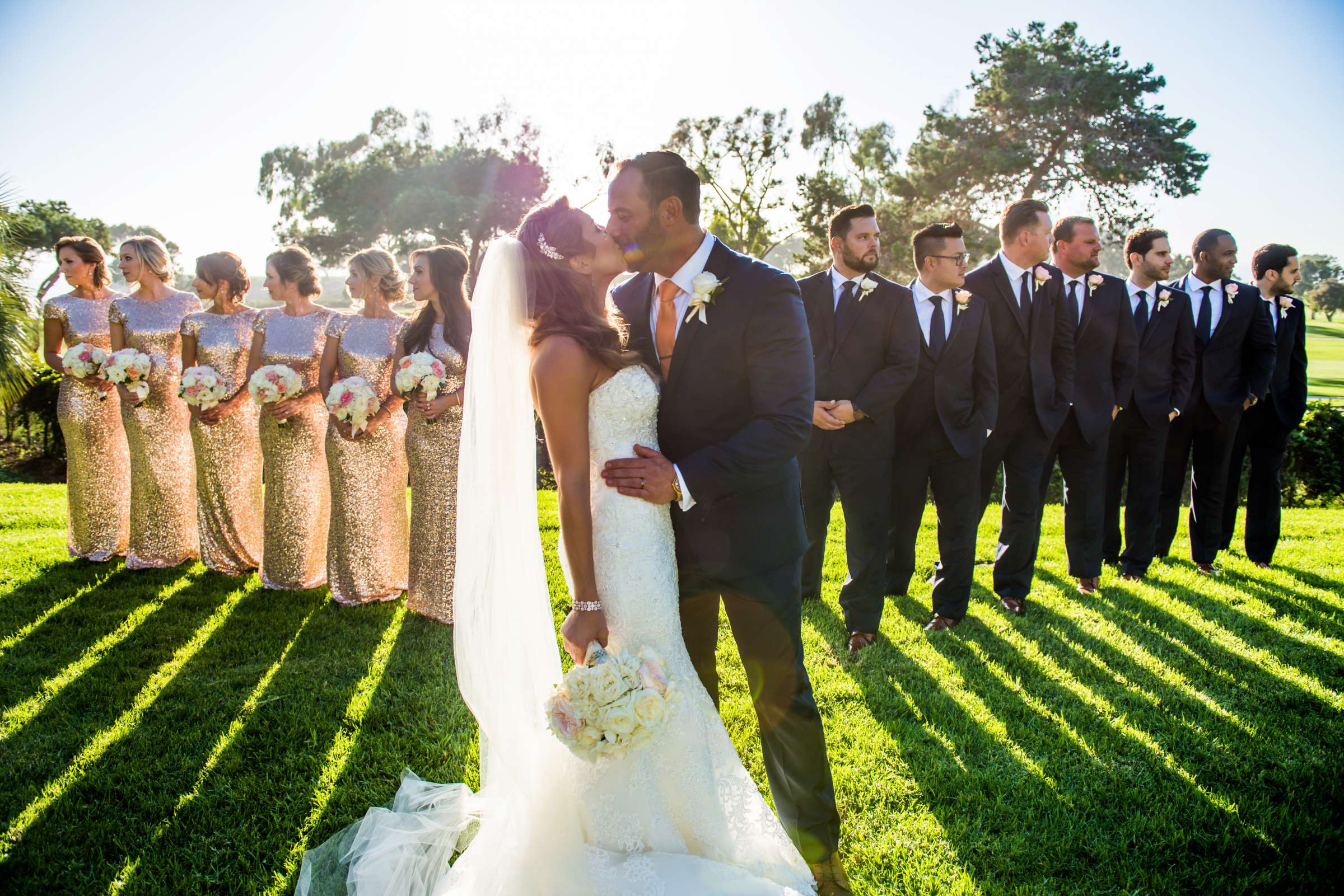 Hilton La Jolla Torrey Pines Wedding coordinated by Trendee Flowers, Gina and John Wedding Photo #11 by True Photography
