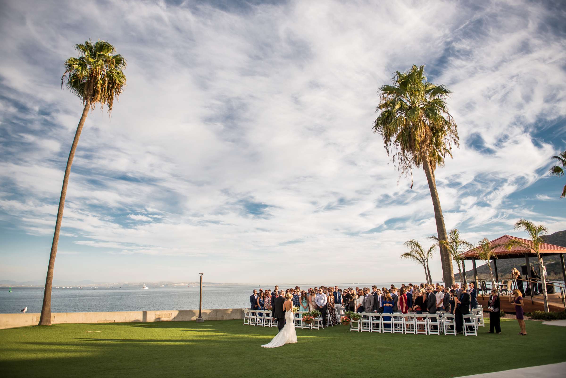 Ceremony at Ocean View Room Wedding, Dana and Austin Wedding Photo #276175 by True Photography
