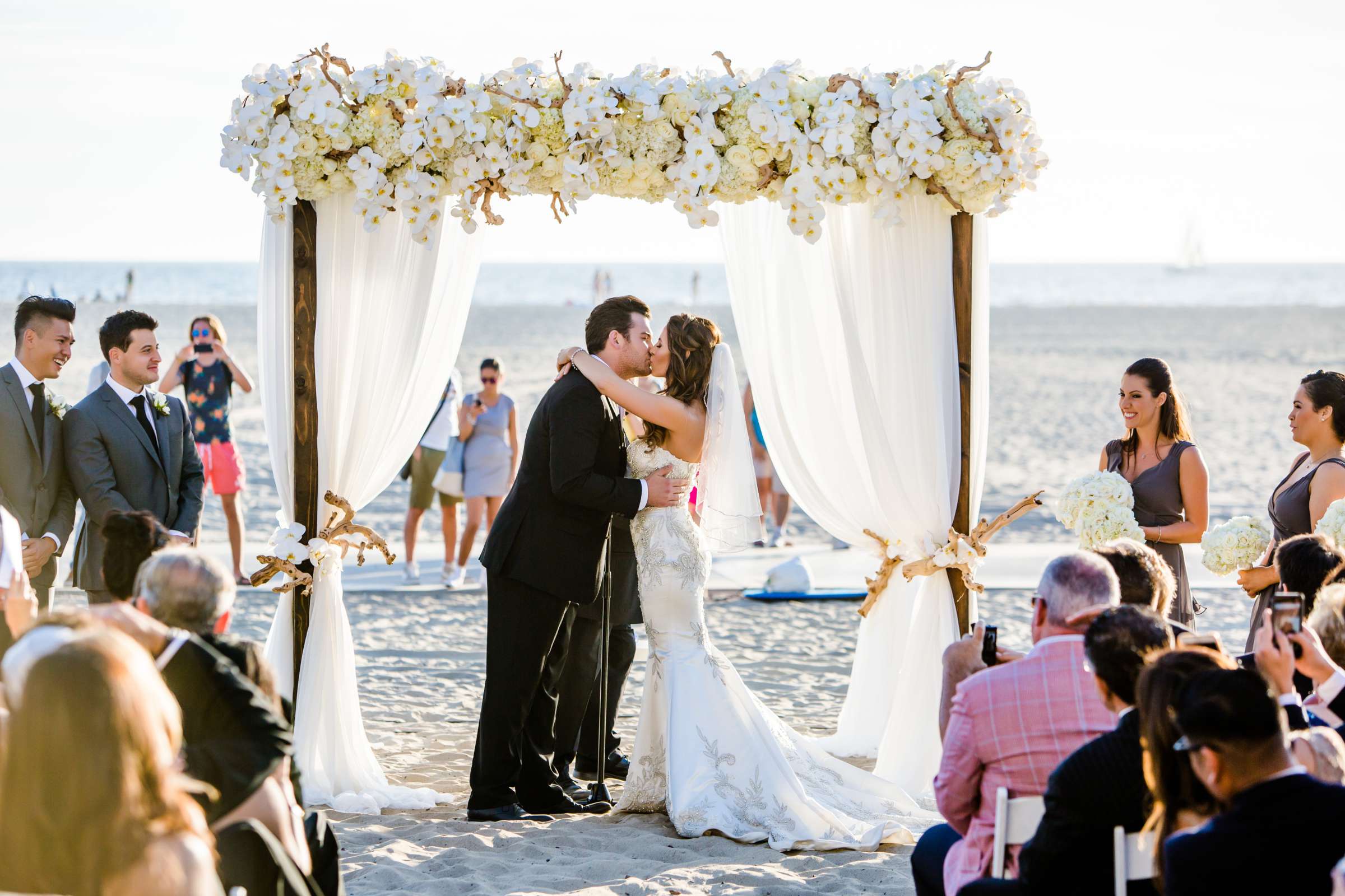 Shutters on the Beach Wedding coordinated by Kristeen LaBrot Events, Ashley and Alex Wedding Photo #51 by True Photography