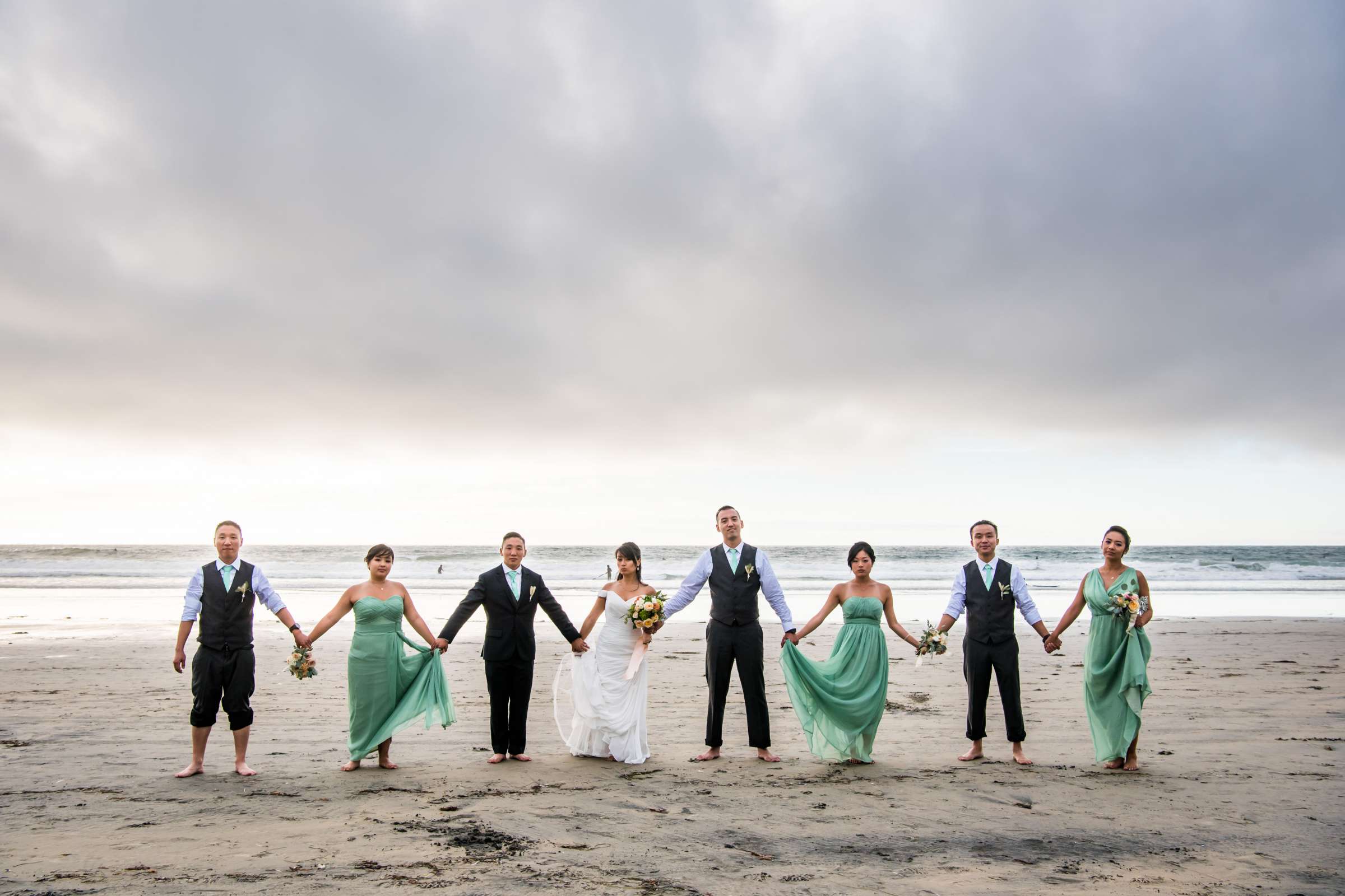 Beach at Scripps Seaside Forum Wedding coordinated by First Comes Love Weddings & Events, Lisa and Simon Wedding Photo #42 by True Photography