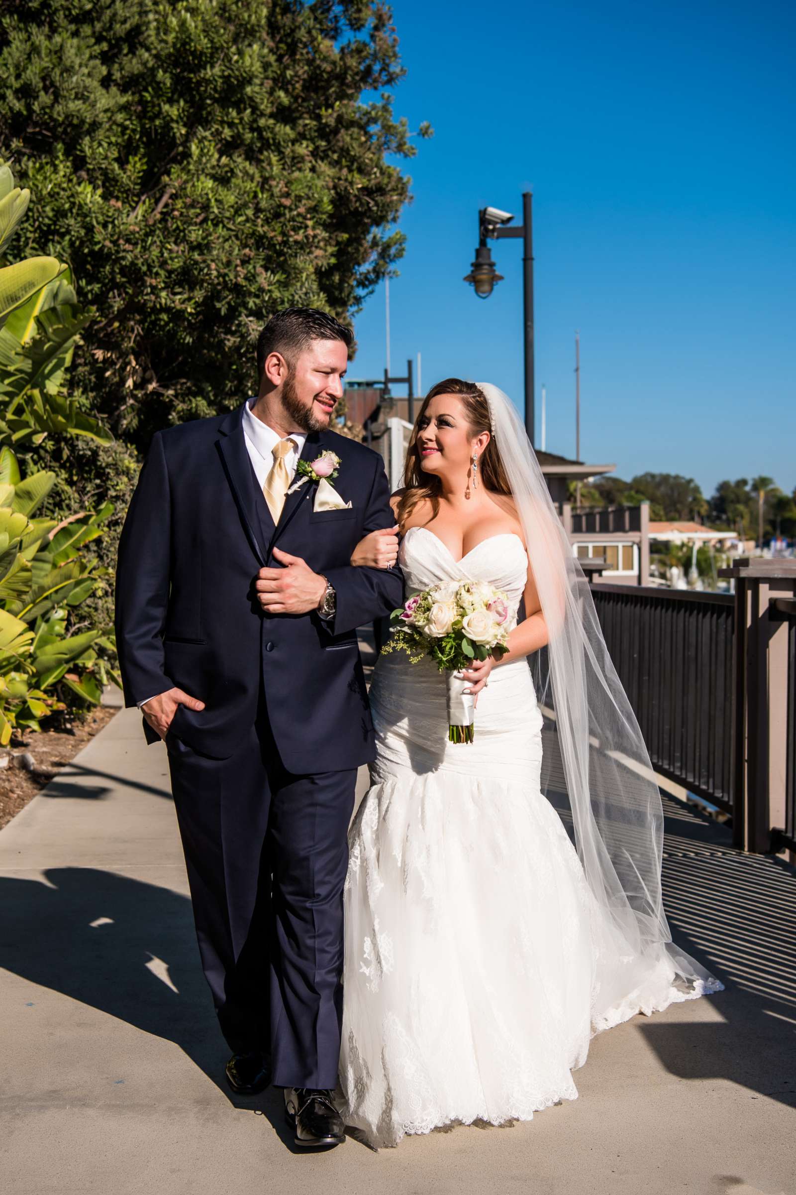 Marina Village Conference Center Wedding coordinated by Holly Kalkin Weddings, Kim and Andres Wedding Photo #2 by True Photography