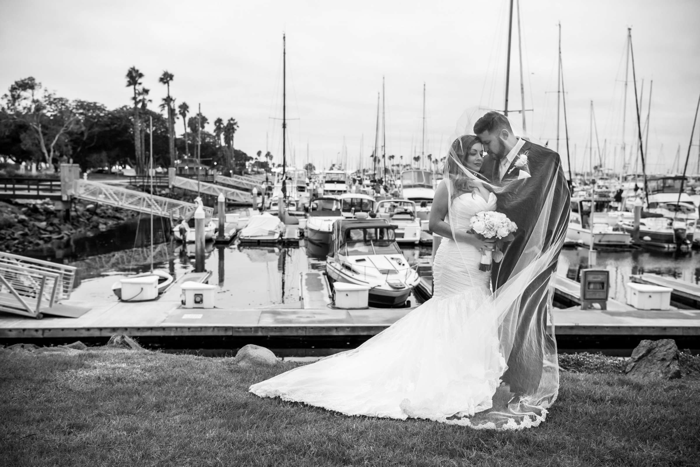 Marina Village Conference Center Wedding coordinated by Holly Kalkin Weddings, Kim and Andres Wedding Photo #19 by True Photography