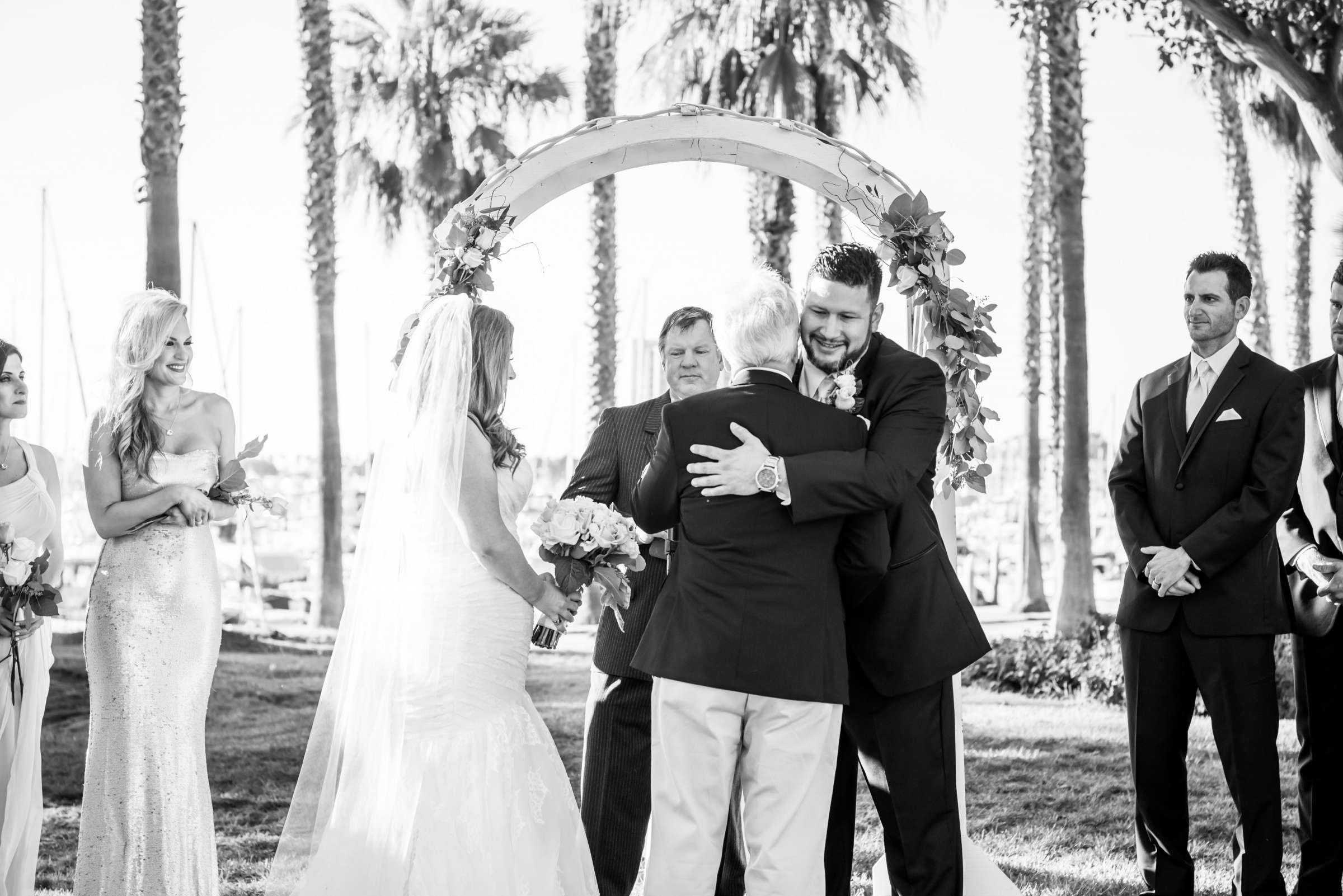 Marina Village Conference Center Wedding coordinated by Holly Kalkin Weddings, Kim and Andres Wedding Photo #39 by True Photography
