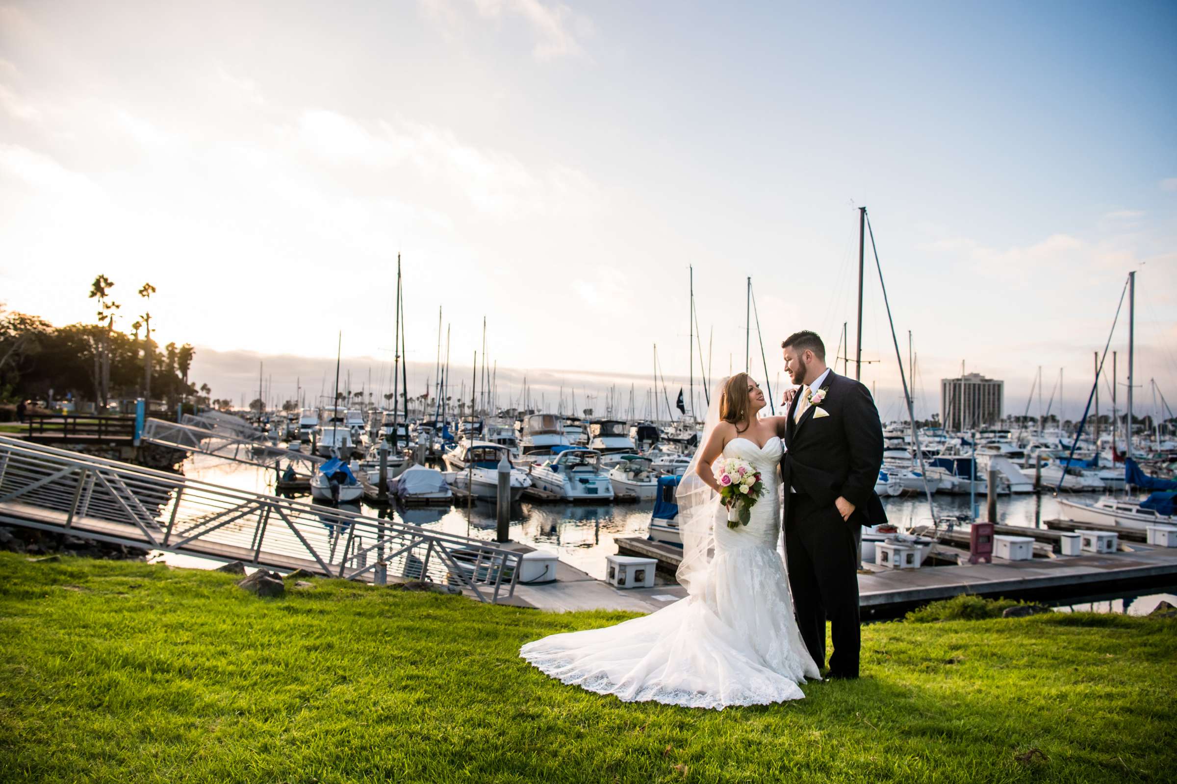 Marina Village Conference Center Wedding coordinated by Holly Kalkin Weddings, Kim and Andres Wedding Photo #76 by True Photography
