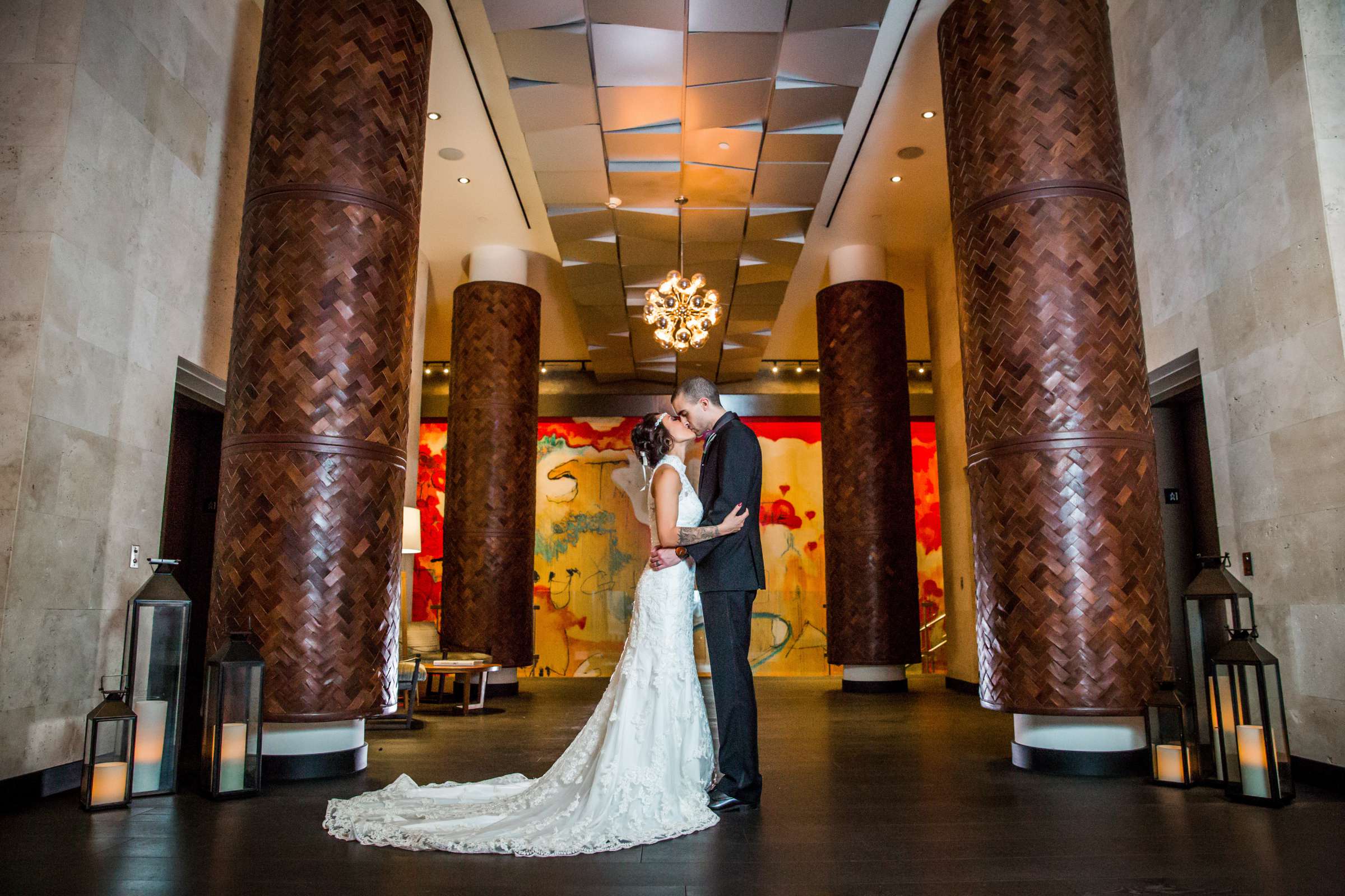 Andaz San Diego Wedding coordinated by Holly Kalkin Weddings, Sharla and Jeremy Wedding Photo #1 by True Photography