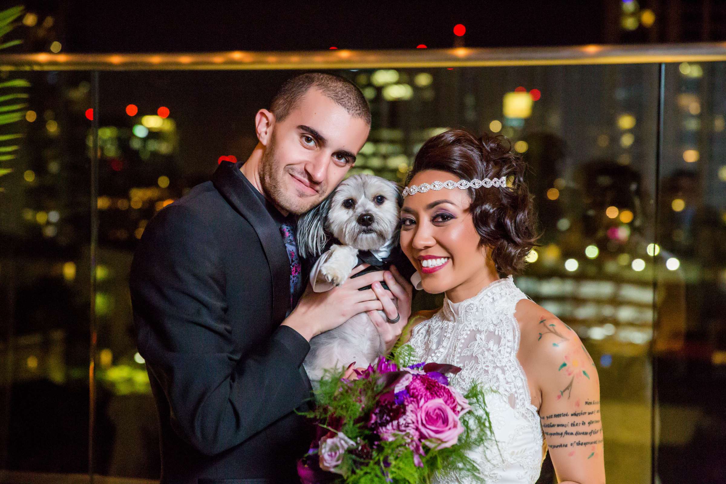 Andaz San Diego Wedding coordinated by Holly Kalkin Weddings, Sharla and Jeremy Wedding Photo #16 by True Photography