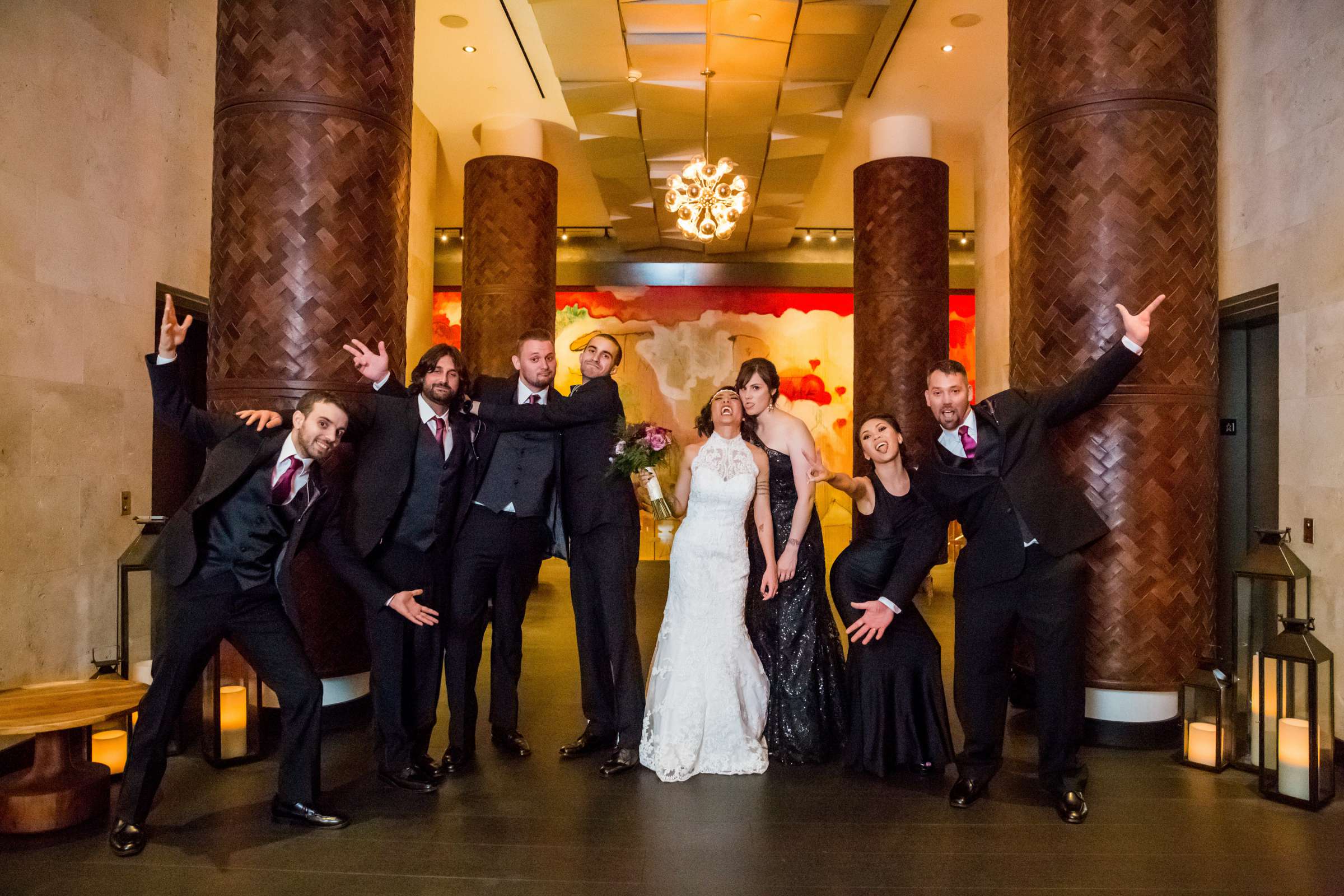 Andaz San Diego Wedding coordinated by Holly Kalkin Weddings, Sharla and Jeremy Wedding Photo #73 by True Photography
