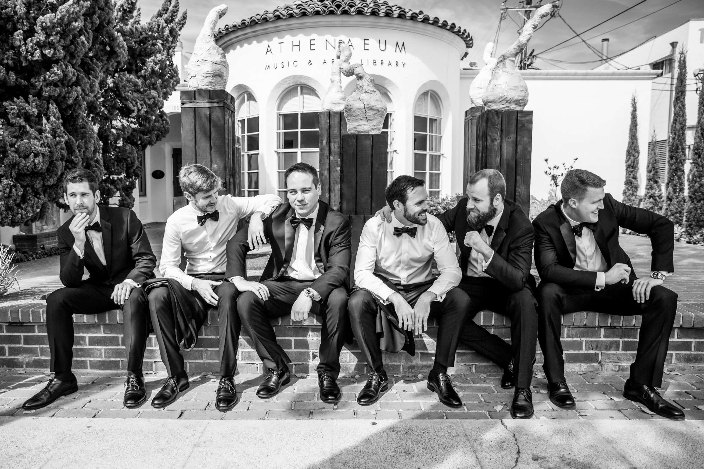 Groomsmen at The Grande Colonial Wedding coordinated by Creative Affairs Inc, Katherine (Katie) and Robert (Bob) Wedding Photo #82 by True Photography