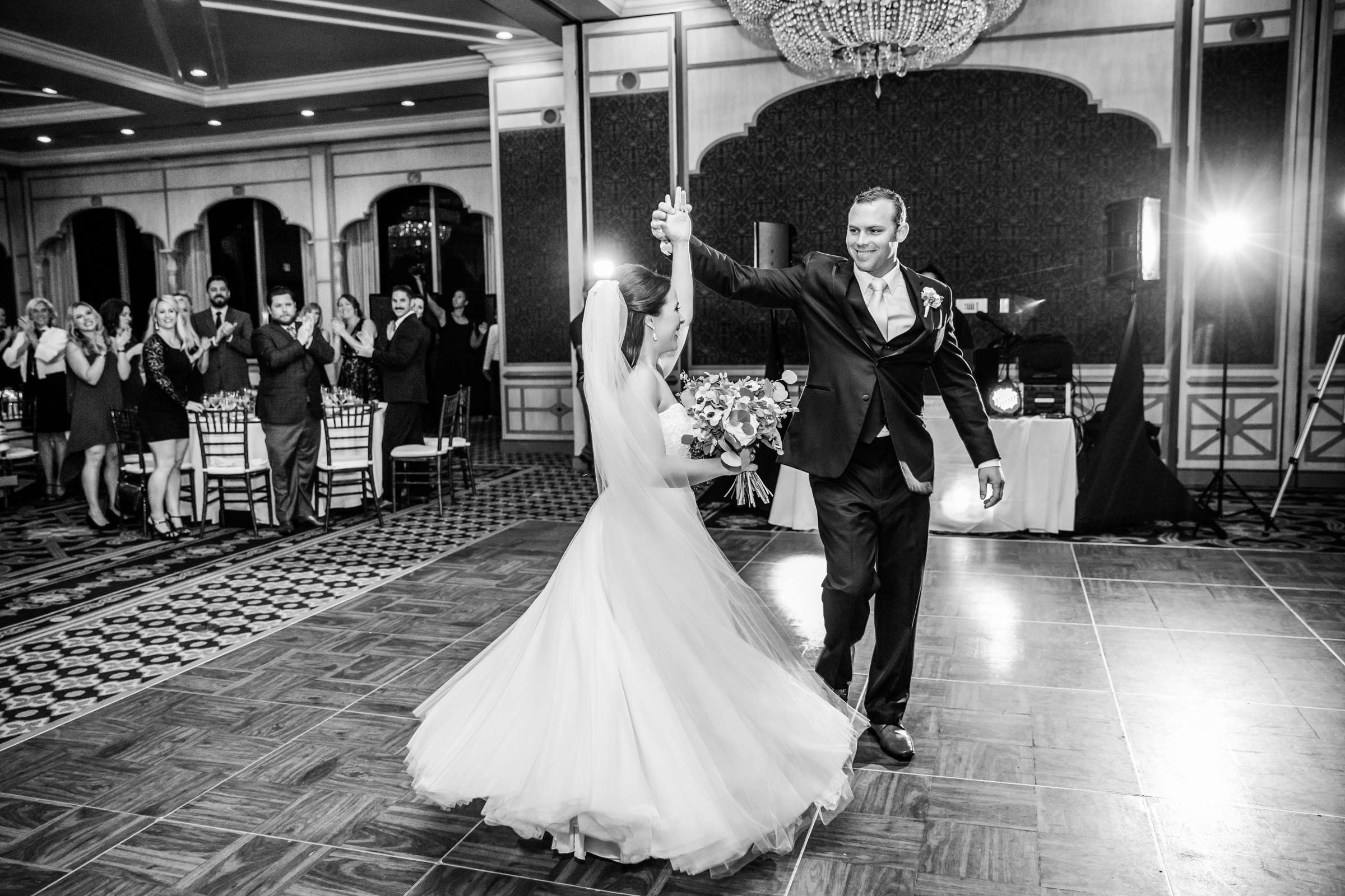 First Dance at Bahia Hotel Wedding coordinated by Bahia Hotel, Alaina and Stephen Wedding Photo #79 by True Photography