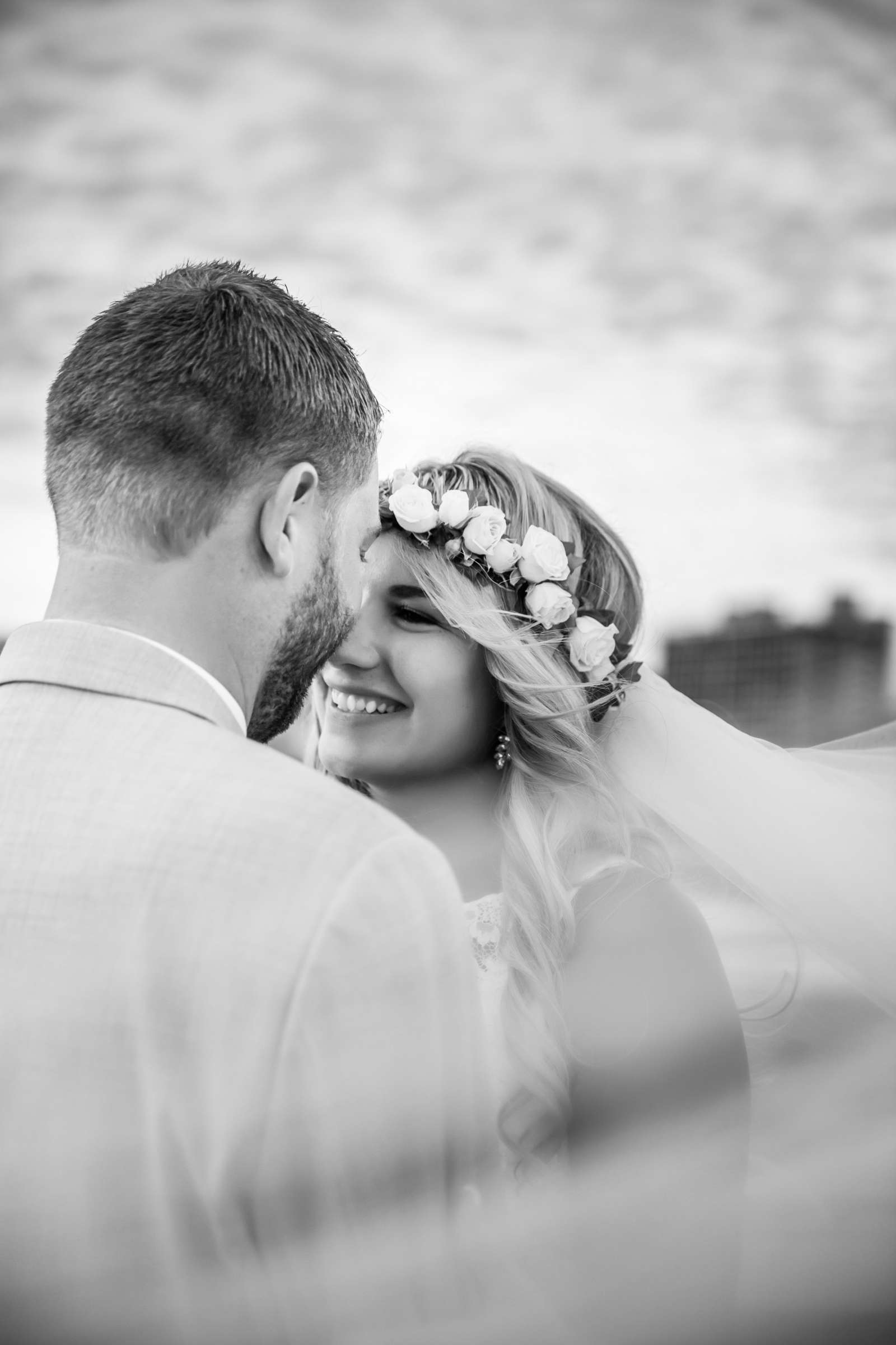 Romantic moment at Tower 23 Hotel Wedding, Emily and Blake Wedding Photo #285422 by True Photography