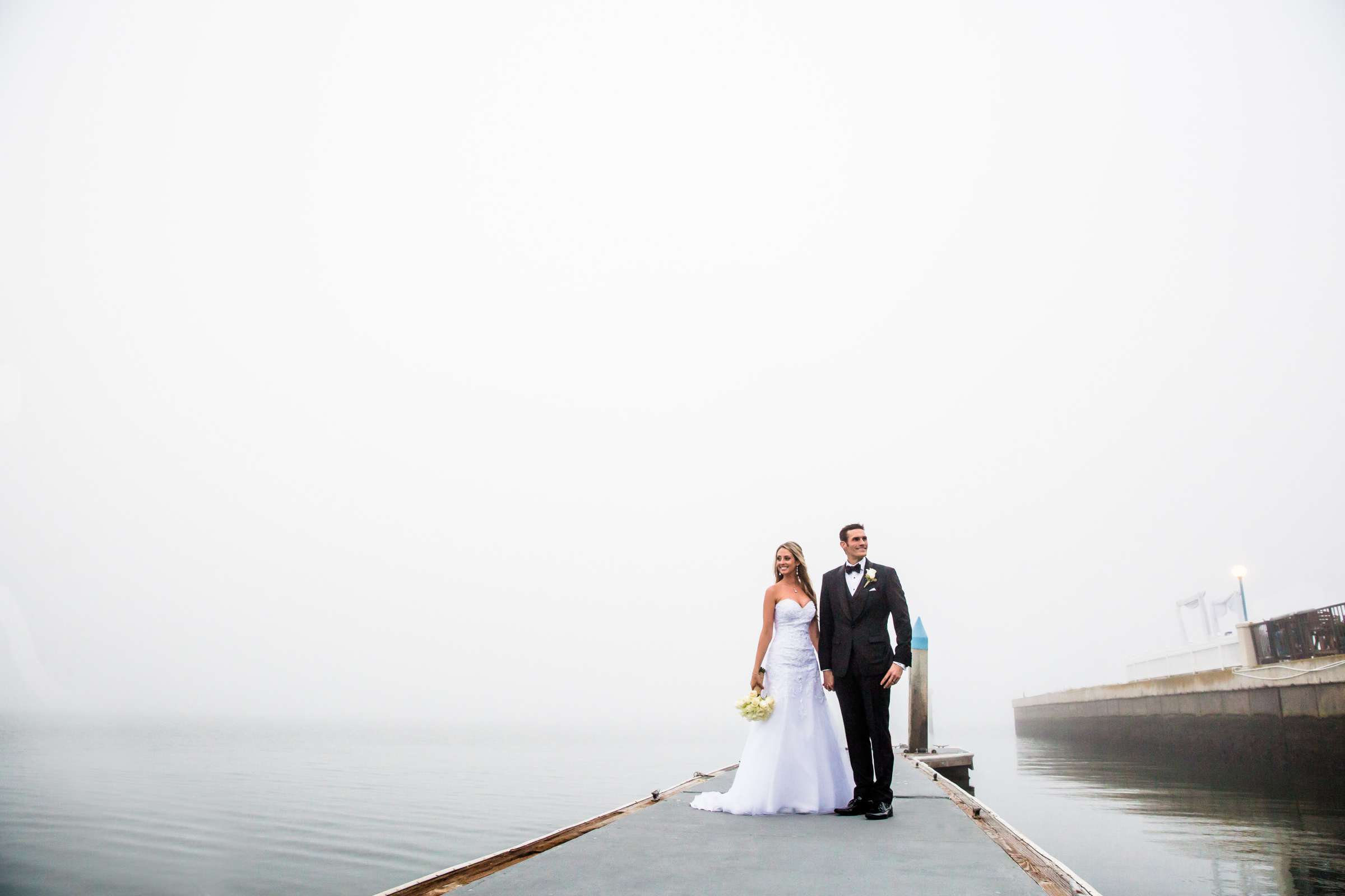 Stylized Portrait at Coronado Cays Yacht Club Wedding, Jenn and Nick Wedding Photo #4 by True Photography