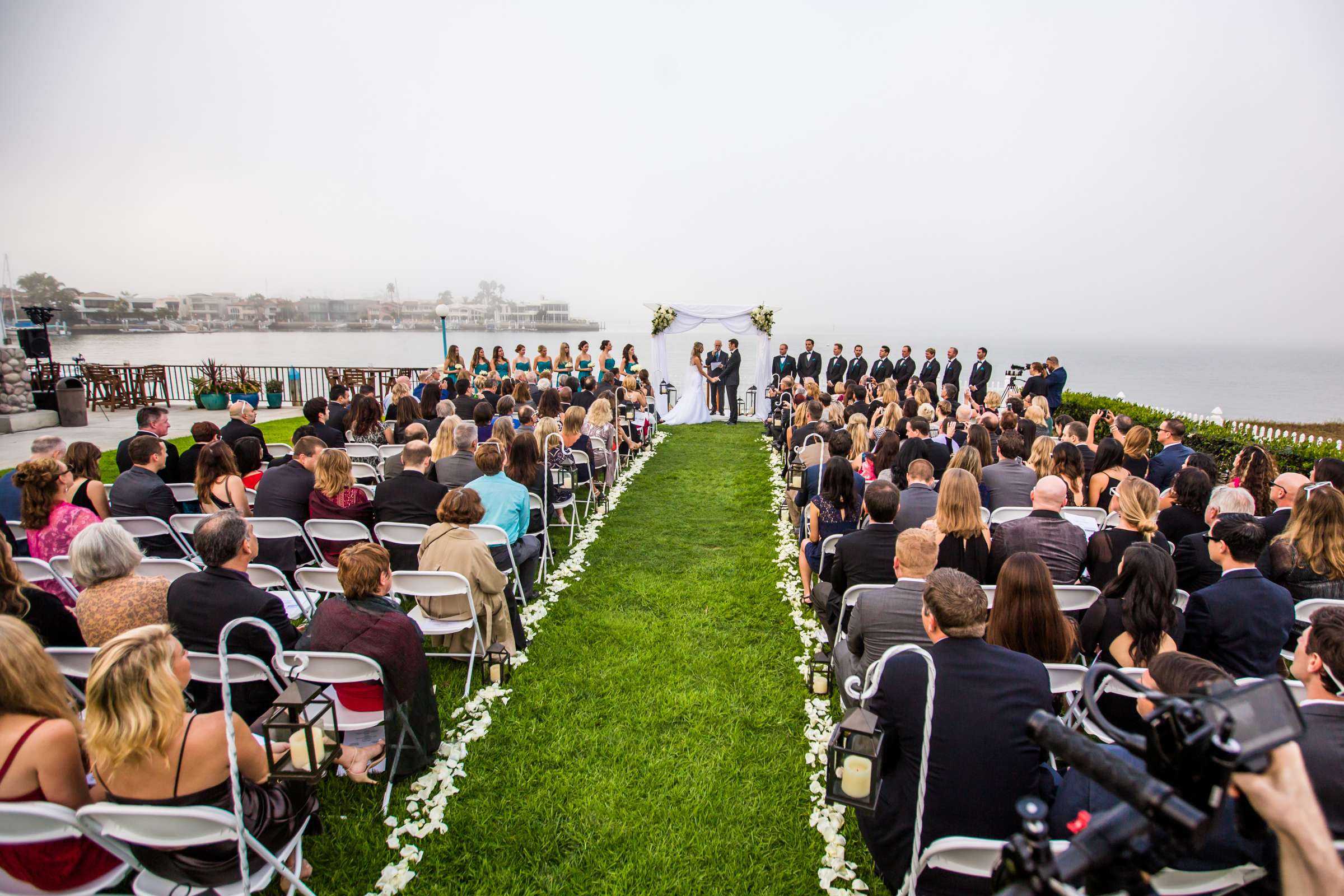 Ceremony at Coronado Cays Yacht Club Wedding, Jenn and Nick Wedding Photo #83 by True Photography