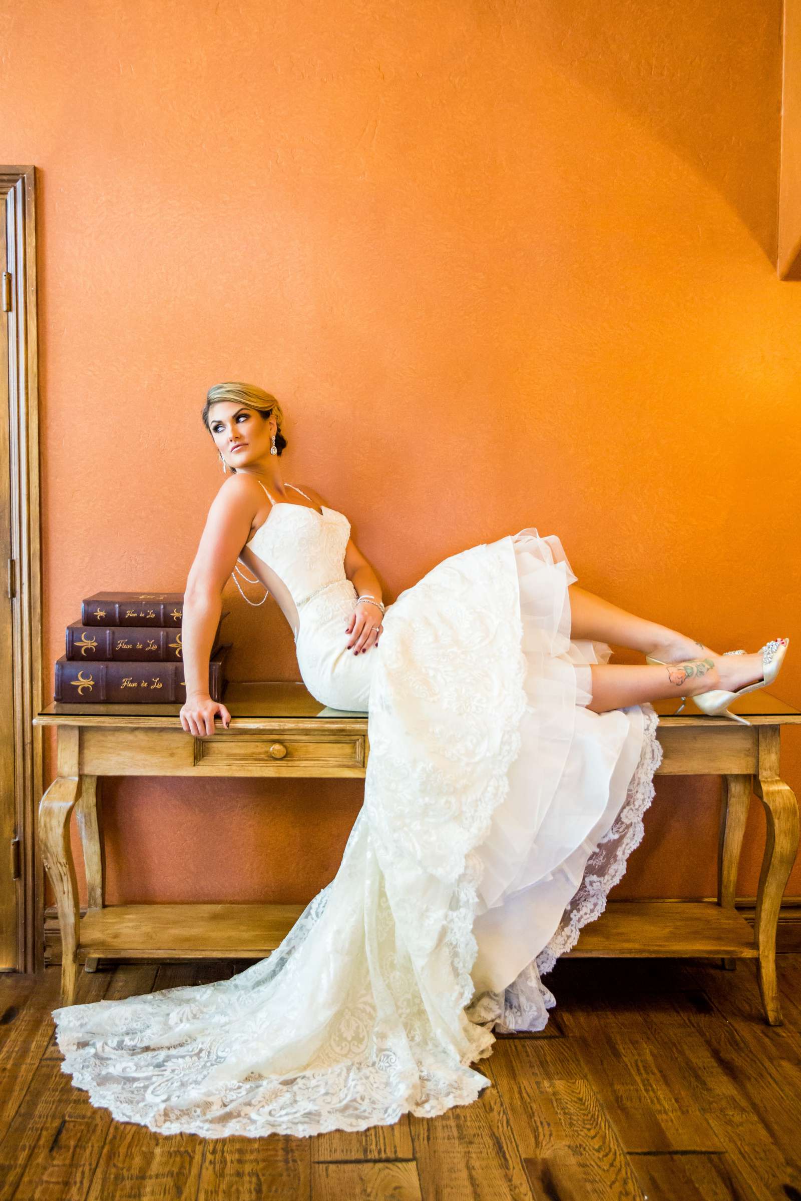 Bride, Stylized Portrait at Westlake Village Inn Wedding coordinated by Cali LA Productions, Jennafer and Kylan Wedding Photo #1 by True Photography
