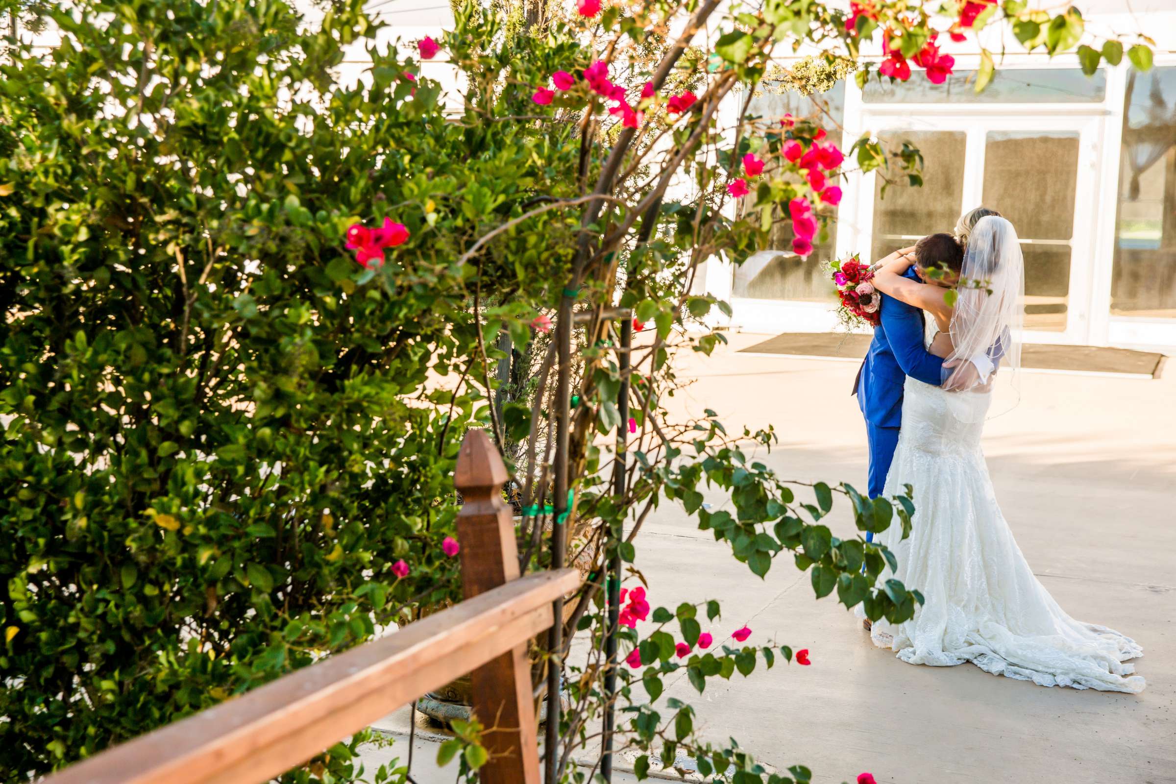 Emotional moment at Westlake Village Inn Wedding coordinated by Cali LA Productions, Jennafer and Kylan Wedding Photo #9 by True Photography