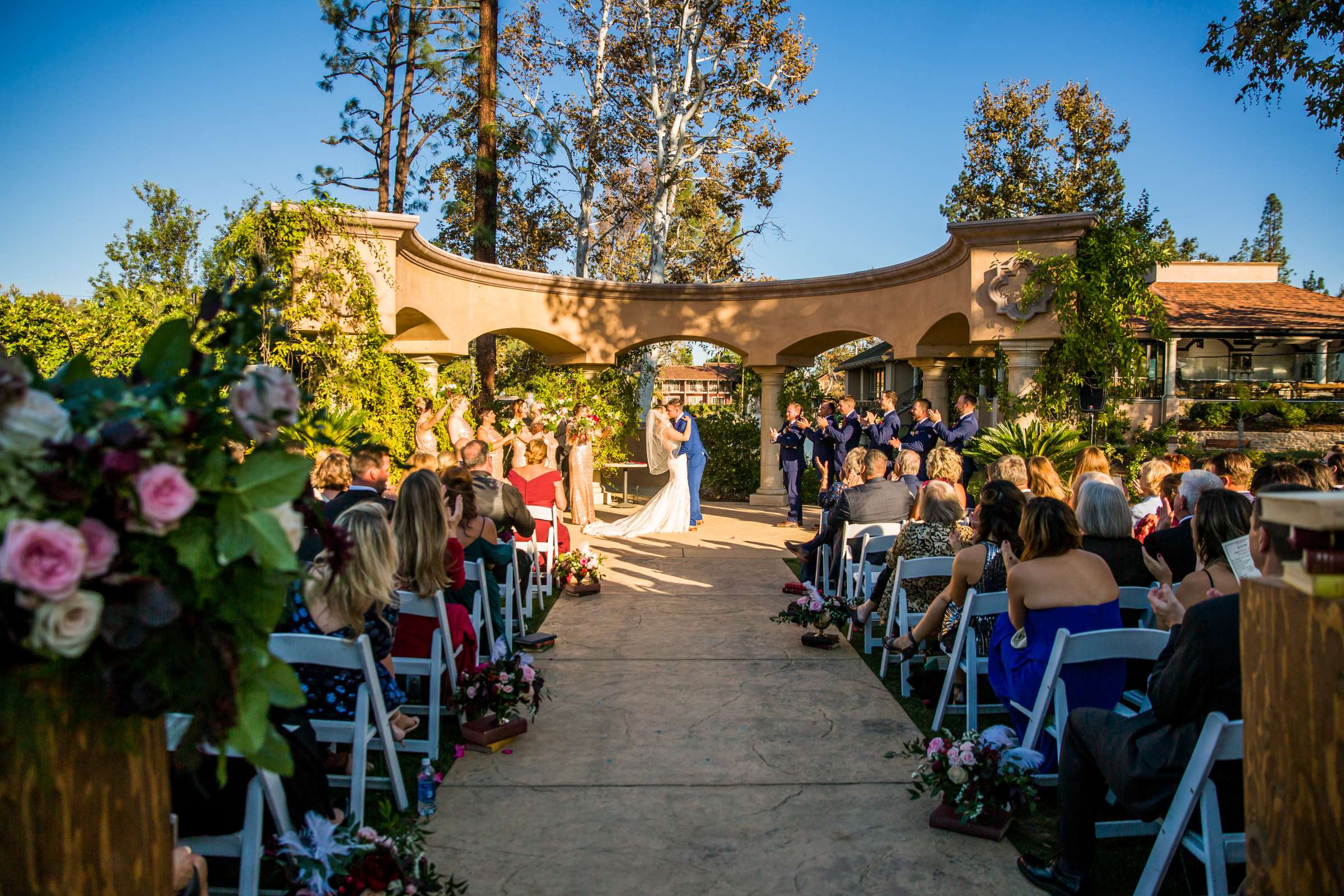 Westlake Village Inn Wedding coordinated by Cali LA Productions, Jennafer and Kylan Wedding Photo #67 by True Photography