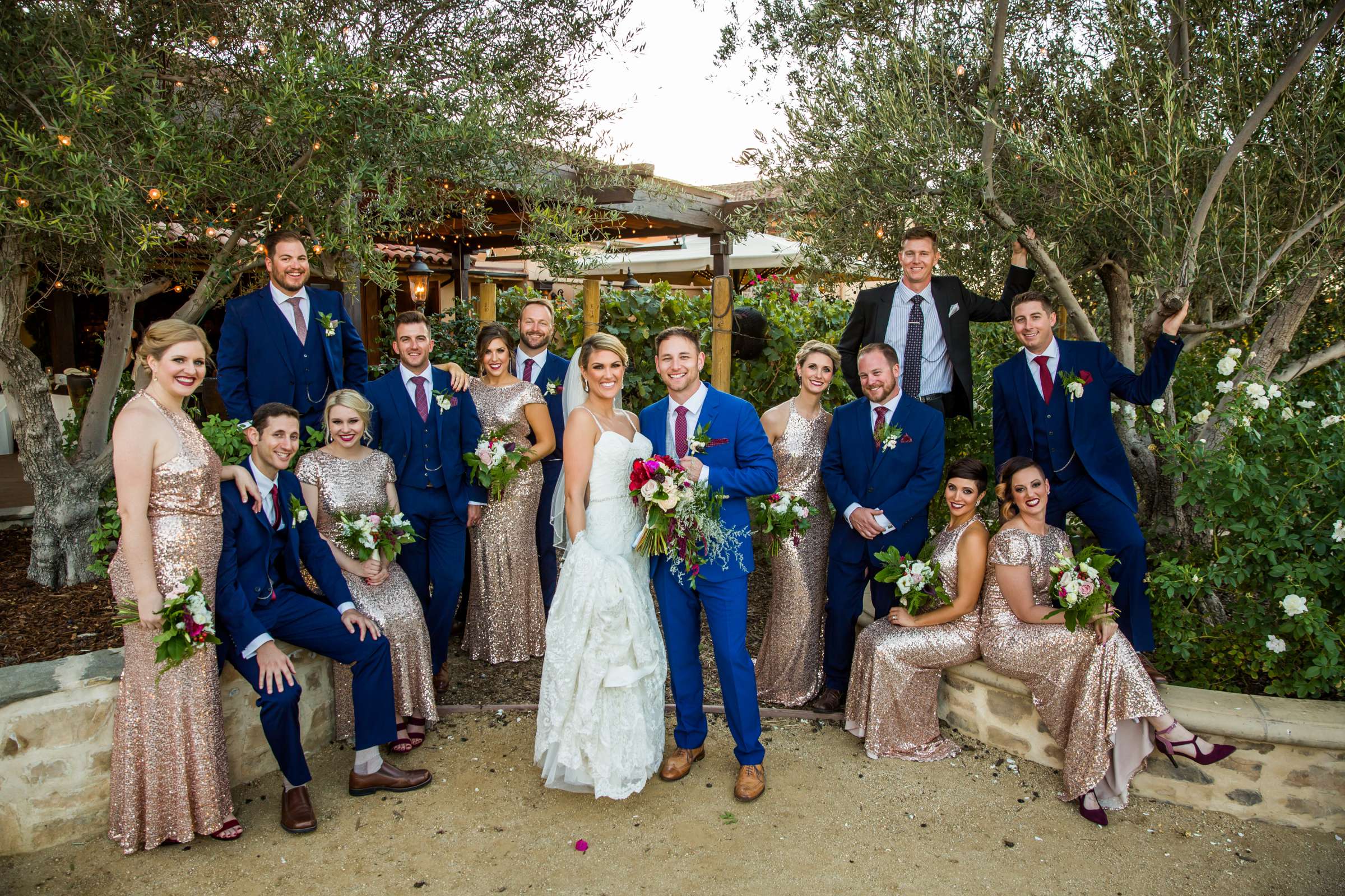 Westlake Village Inn Wedding coordinated by Cali LA Productions, Jennafer and Kylan Wedding Photo #91 by True Photography
