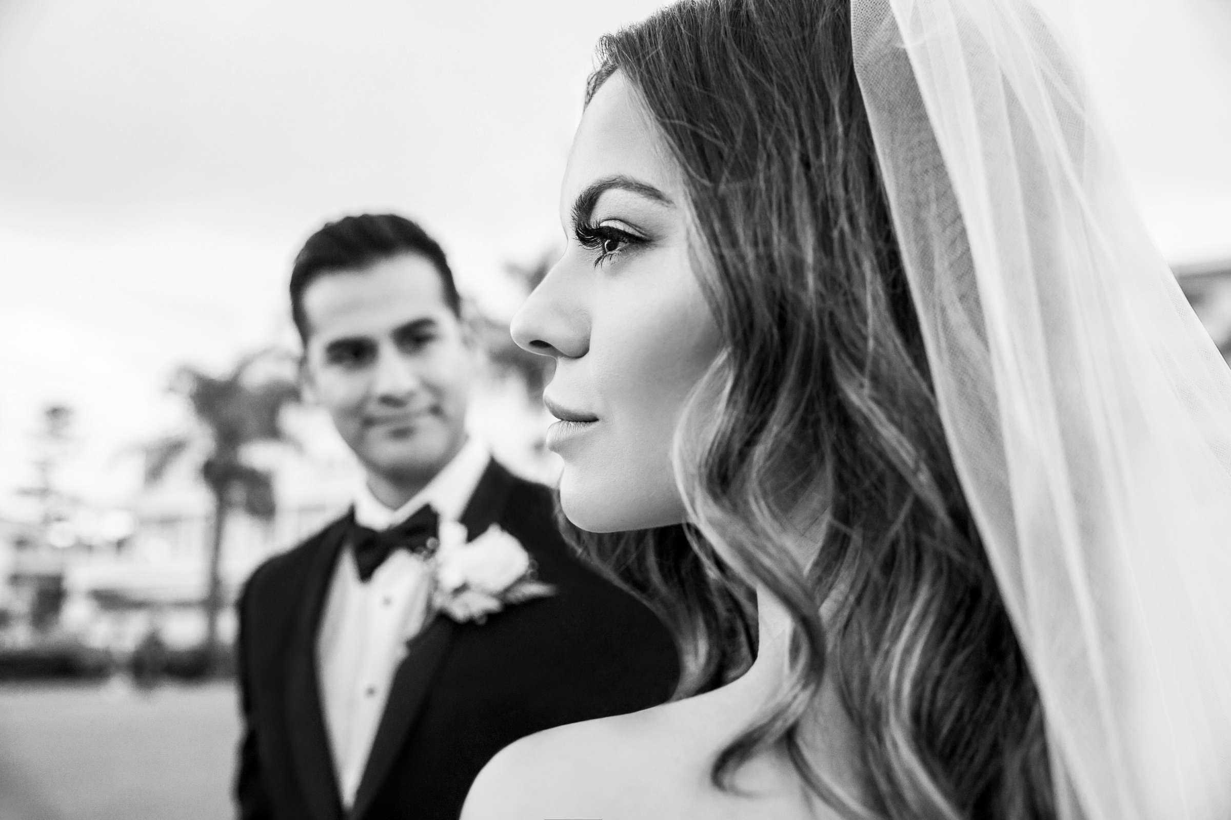 Black and White photo at Star of the Sea Event Center Wedding, Karla and Jaime Wedding Photo #3 by True Photography