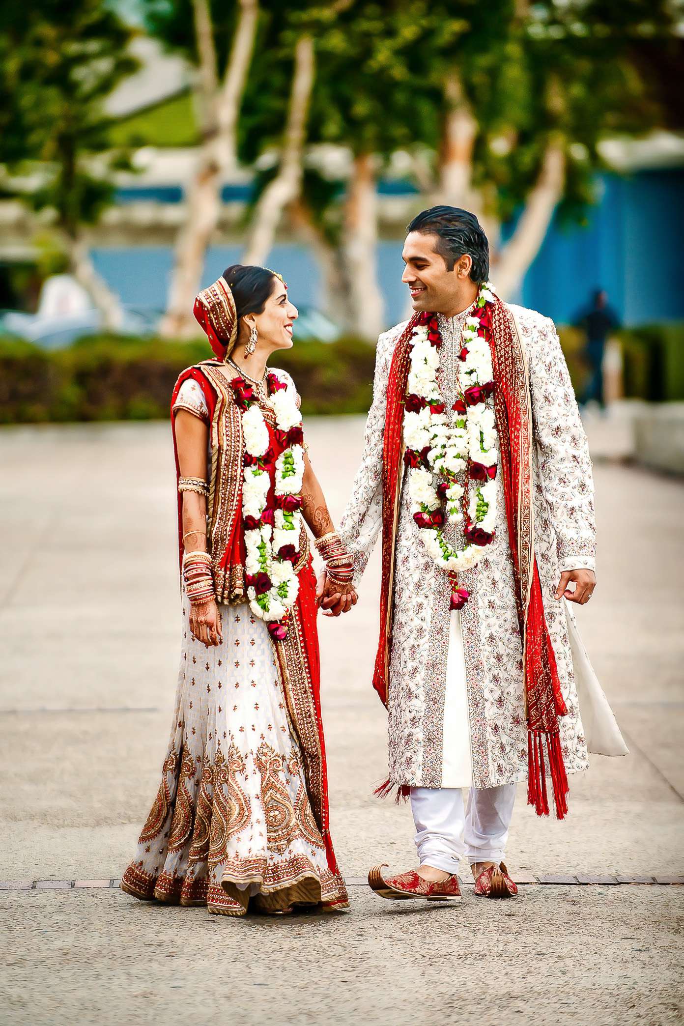 Manchester Grand Hyatt San Diego Wedding coordinated by Ethnic Essence Flowers, Anjali and Jay Wedding Photo #71 by True Photography
