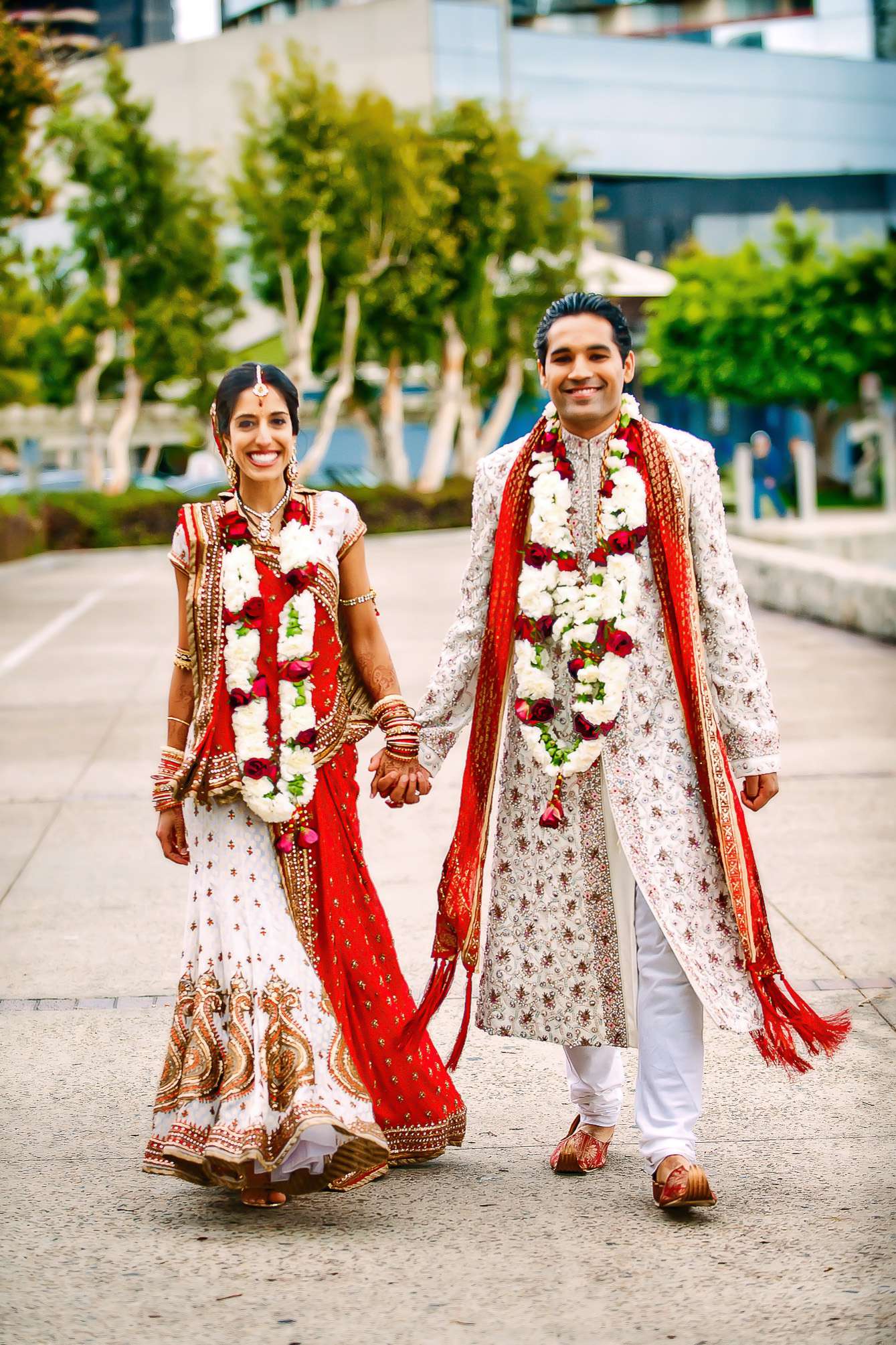 Manchester Grand Hyatt San Diego Wedding coordinated by Ethnic Essence Flowers, Anjali and Jay Wedding Photo #72 by True Photography