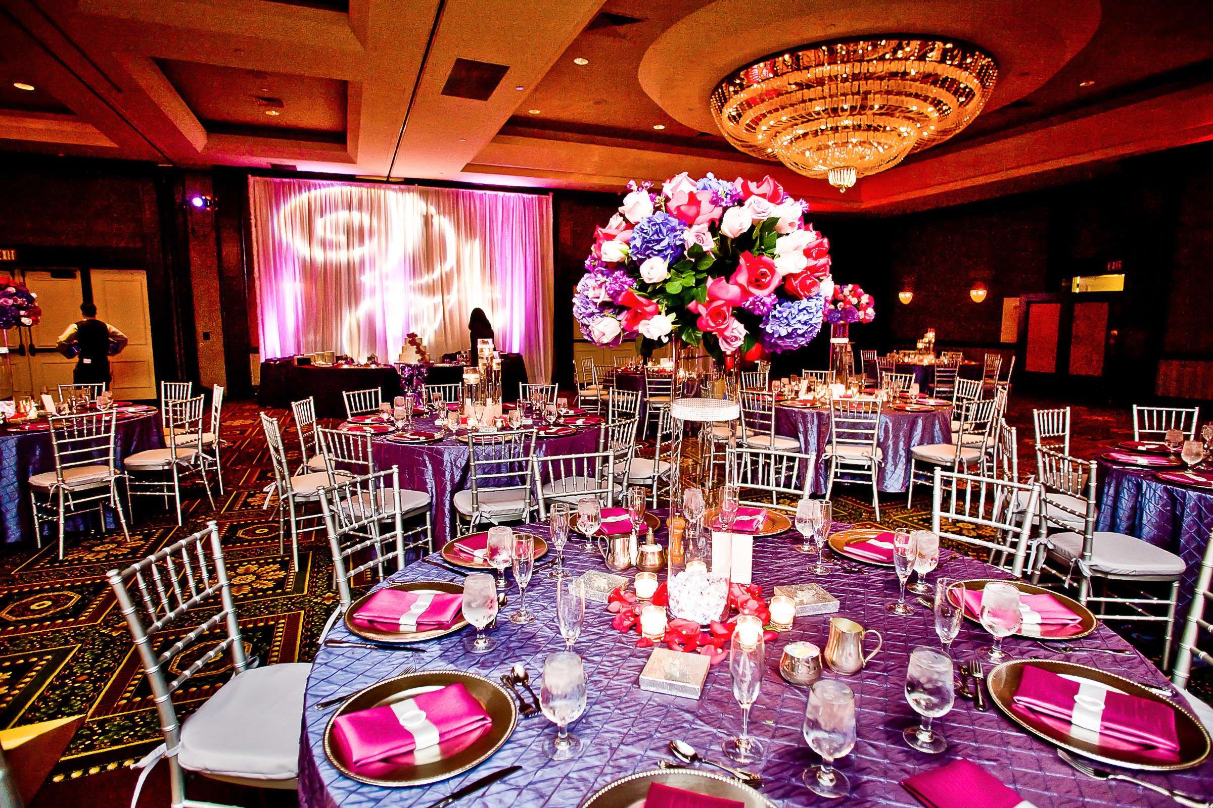 Manchester Grand Hyatt San Diego Wedding coordinated by Ethnic Essence Flowers, Anjali and Jay Wedding Photo #89 by True Photography