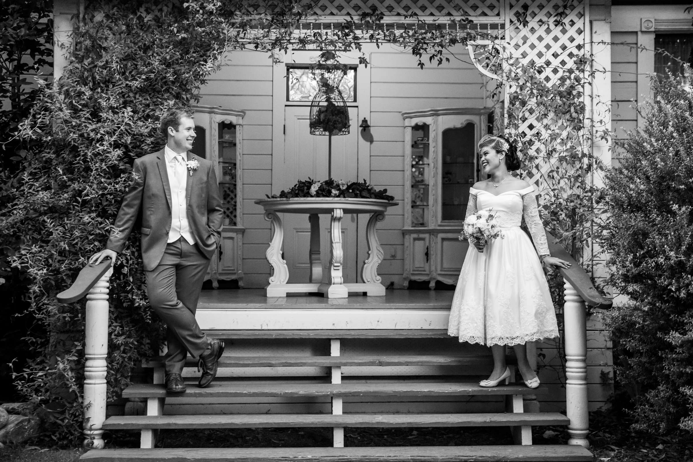 Black and White photo at Twin Oaks House & Gardens Wedding Estate Wedding coordinated by Twin Oaks House & Gardens Wedding Estate, Andrea and Andy Wedding Photo #88 by True Photography
