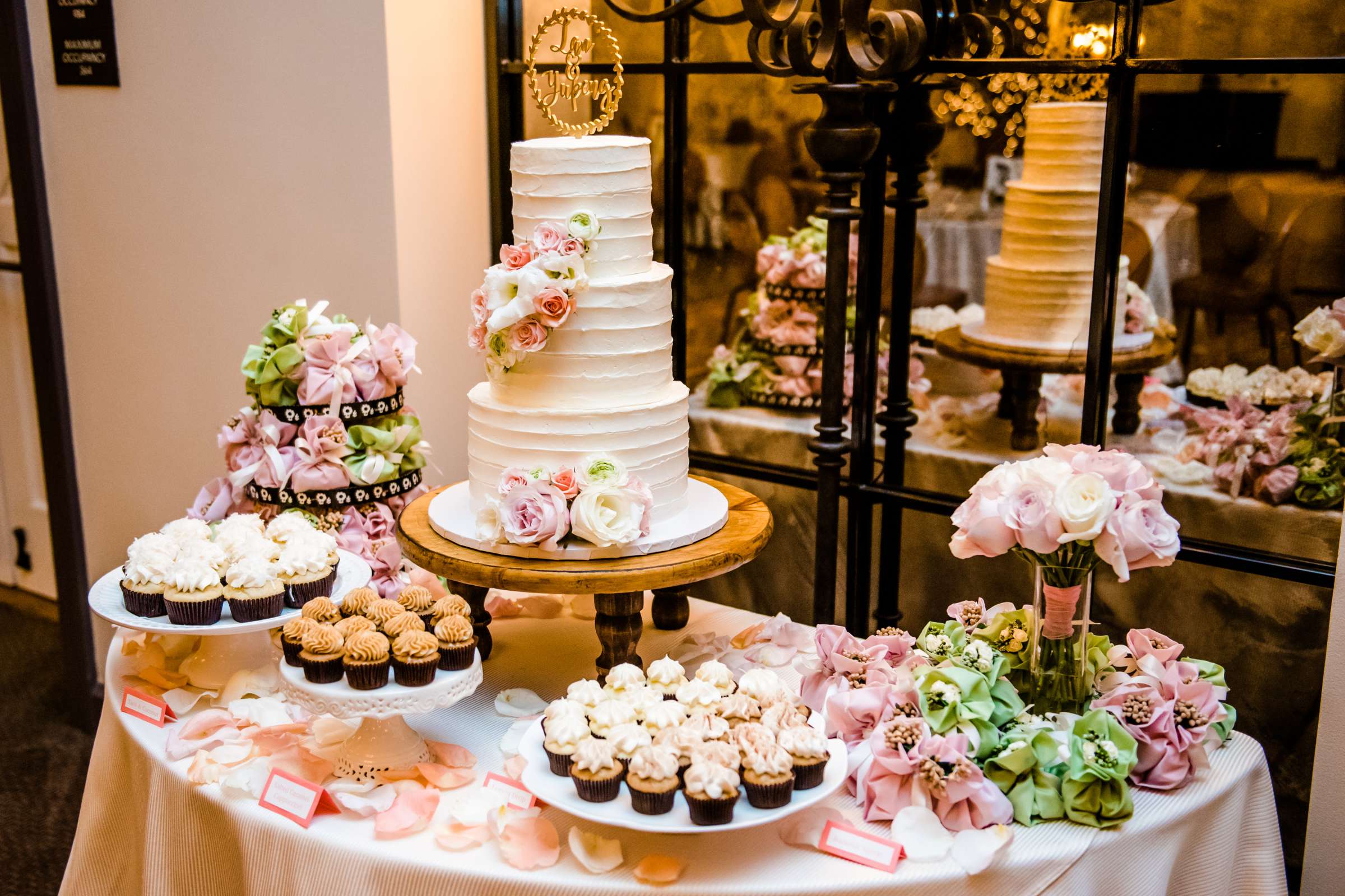 Dessert Table at Estancia Wedding coordinated by SD Weddings by Gina, Synthia and Yupeng Wedding Photo #153 by True Photography