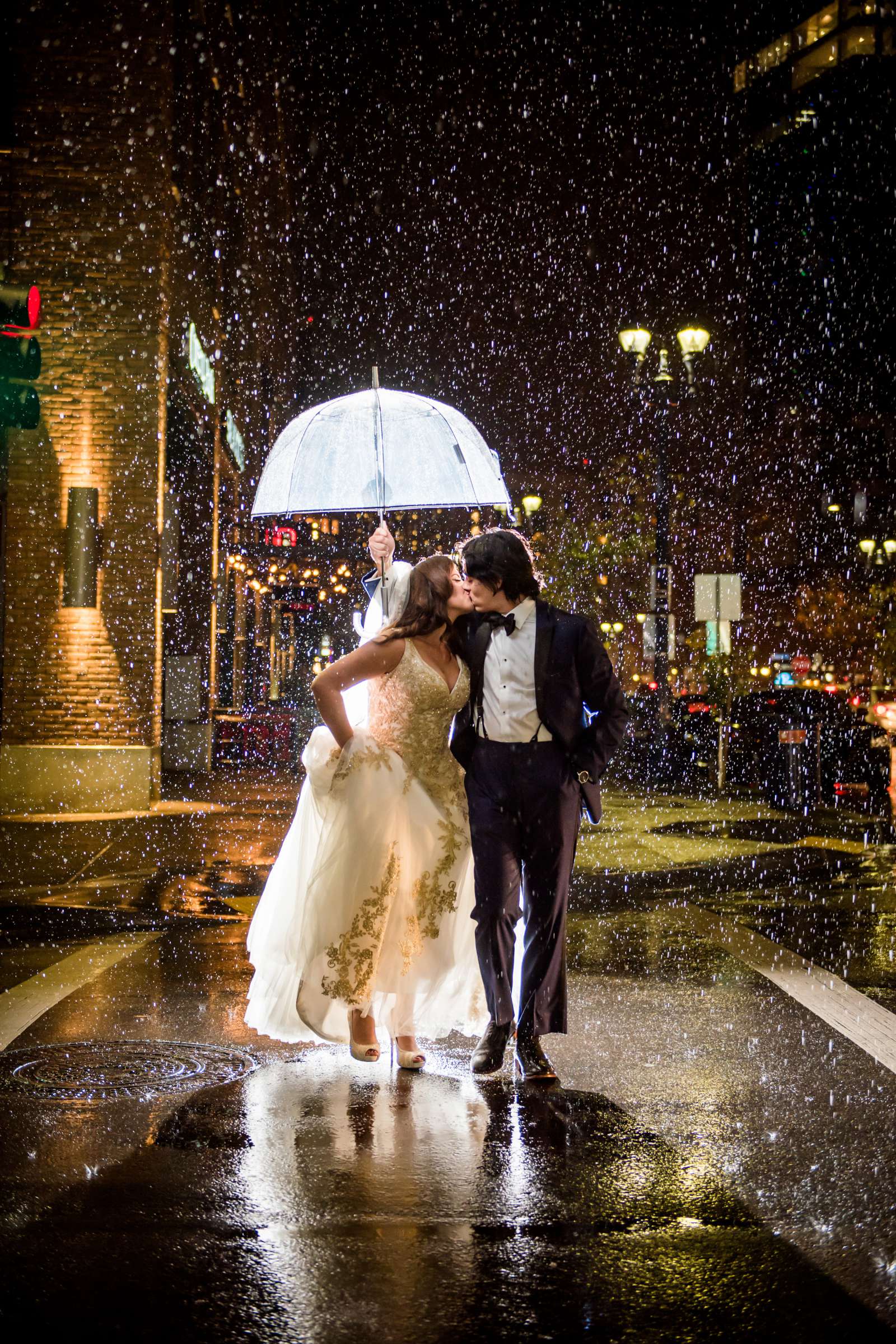 Rainy Day at The Ultimate Skybox Wedding, Natalie and Joel Wedding Photo #130 by True Photography