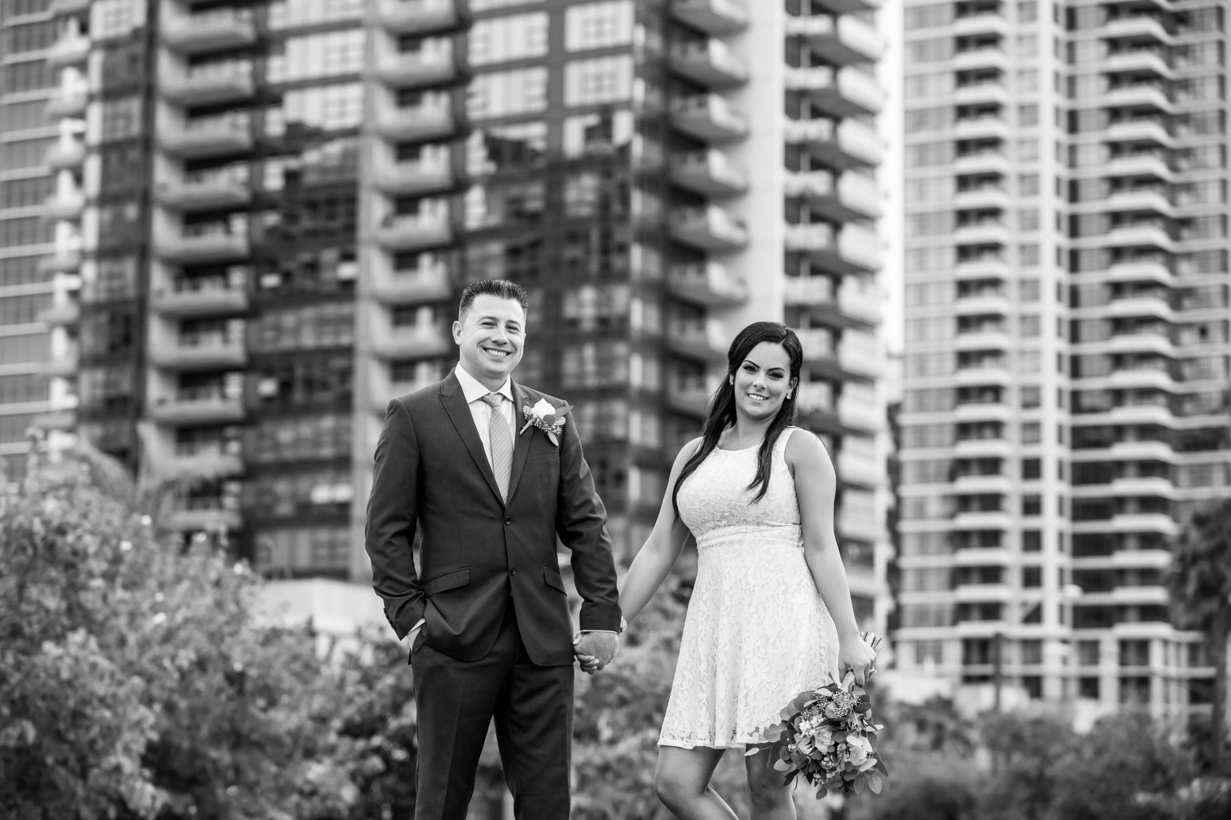 San Diego Courthouse Wedding, Alyah and Brian Wedding Photo #5 by True Photography